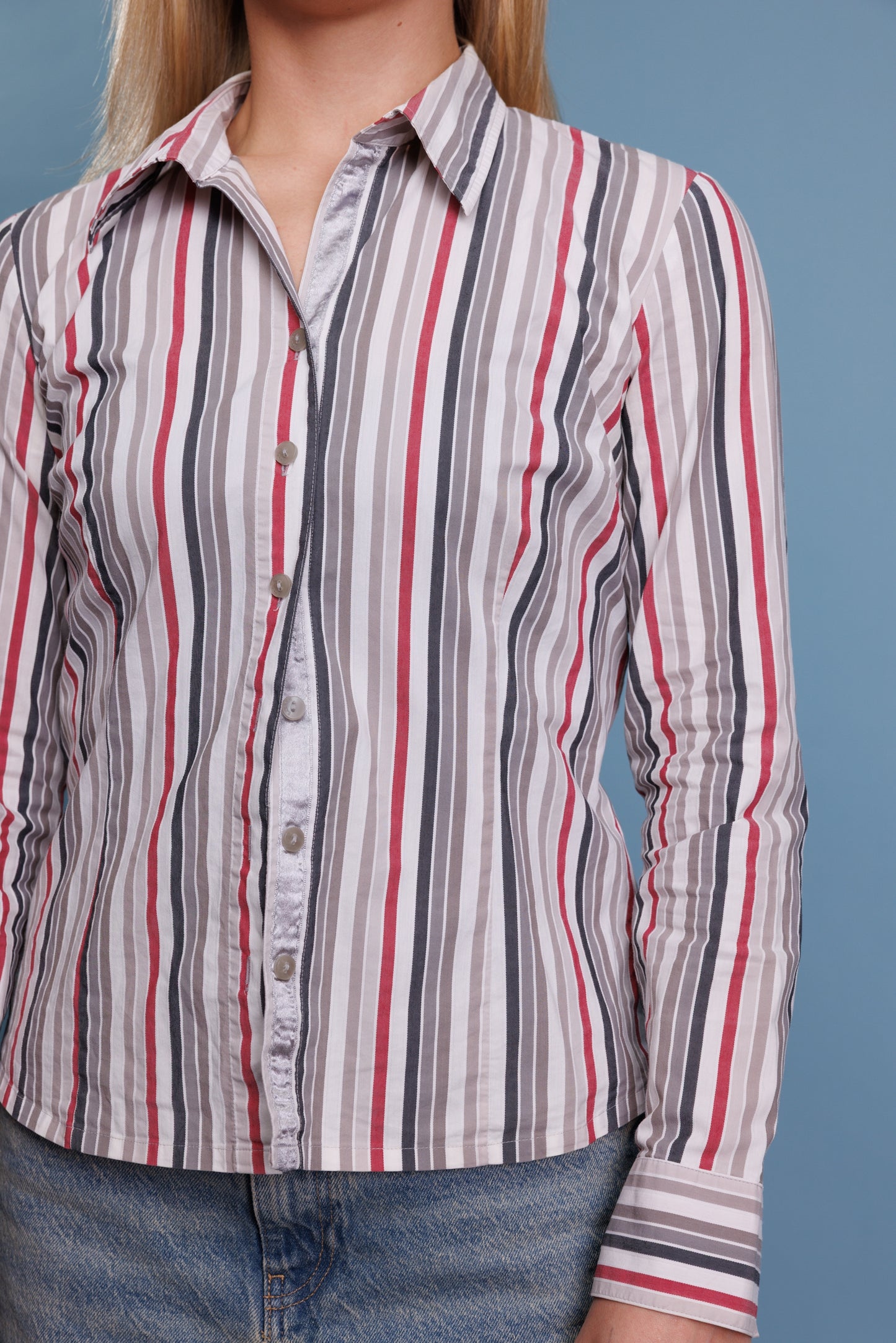 90’s striped Shirt S