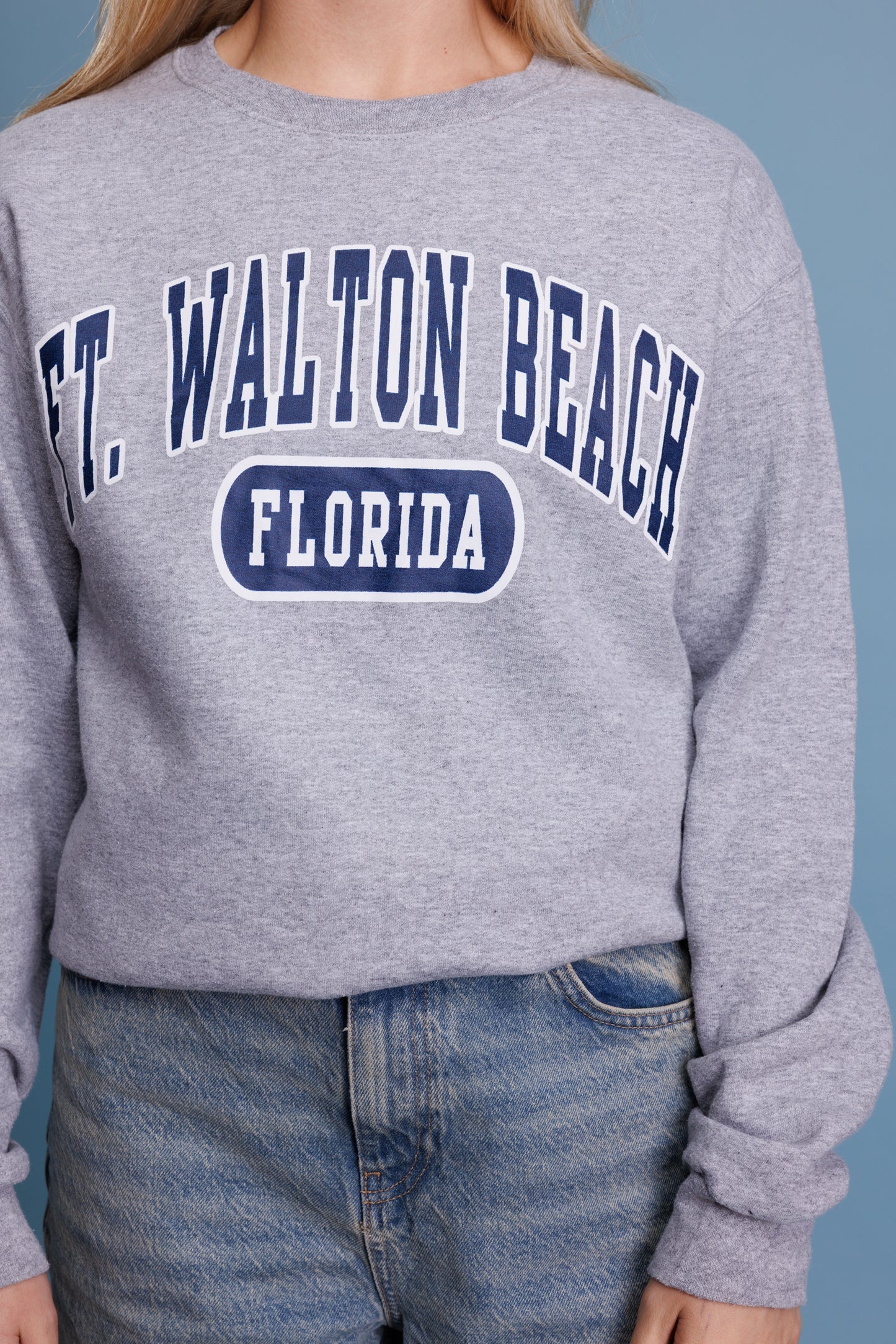 90’s Florida Grey Crewneck S/M