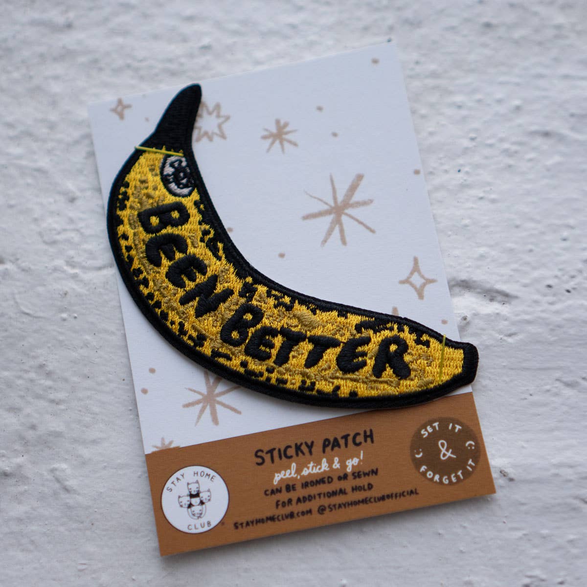 SHC Been Better (Banana) - Sticky Patch
