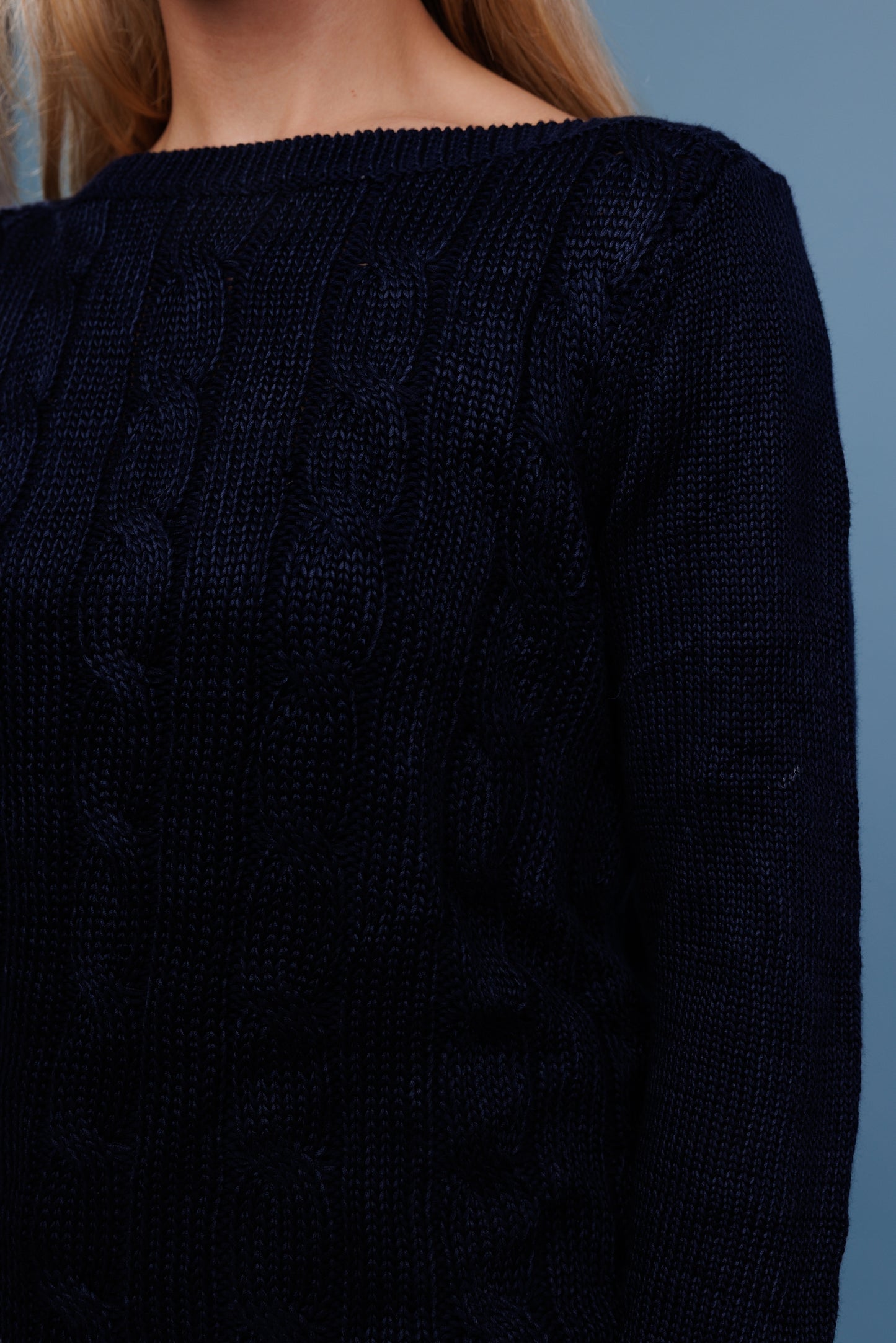 00’s Cable Knit Ralph Lauren Jumper S/M