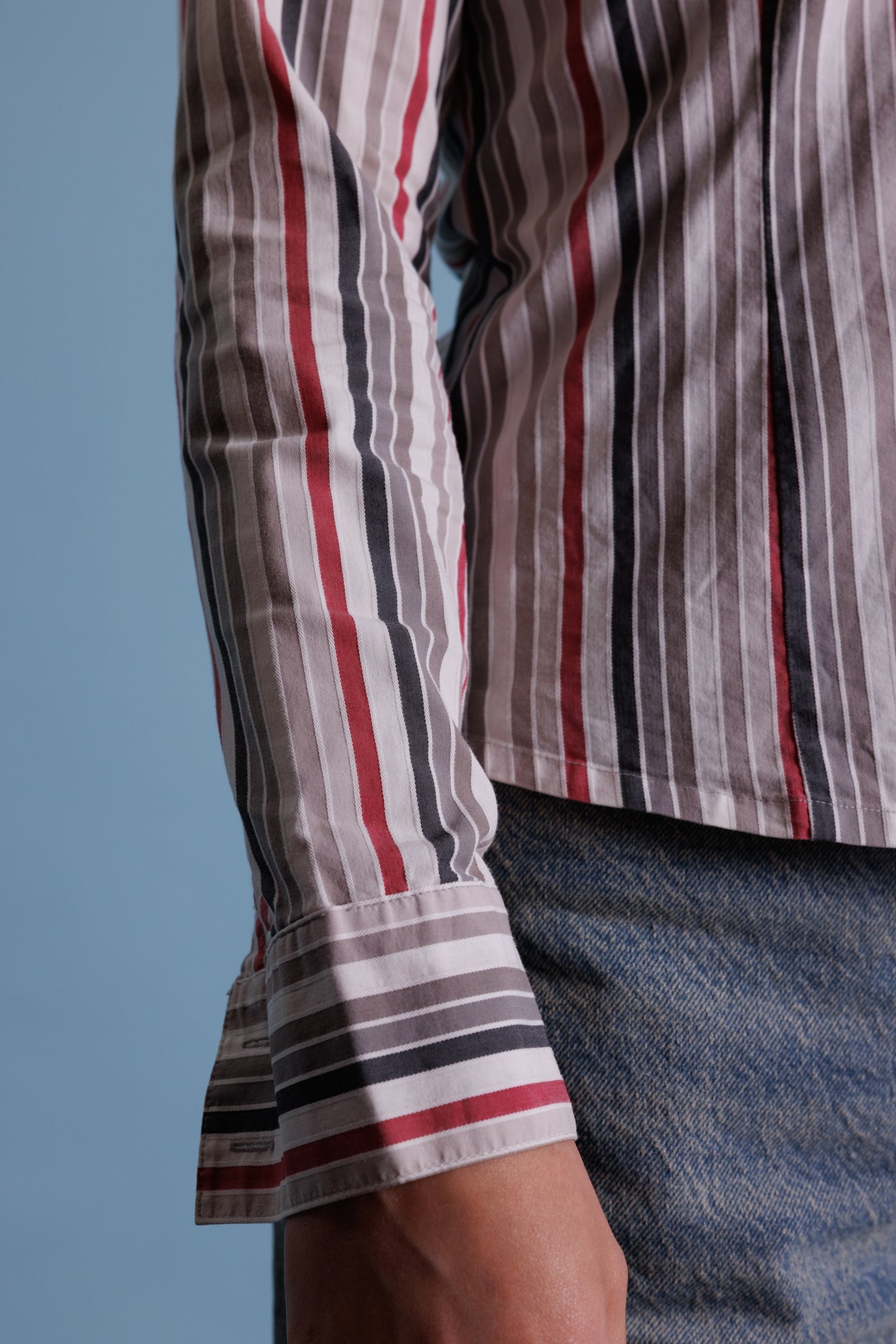 90’s striped Shirt S