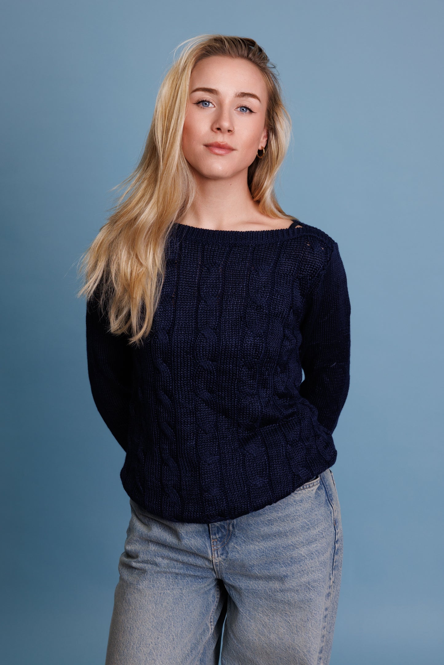 00’s Cable Knit Ralph Lauren Jumper S/M