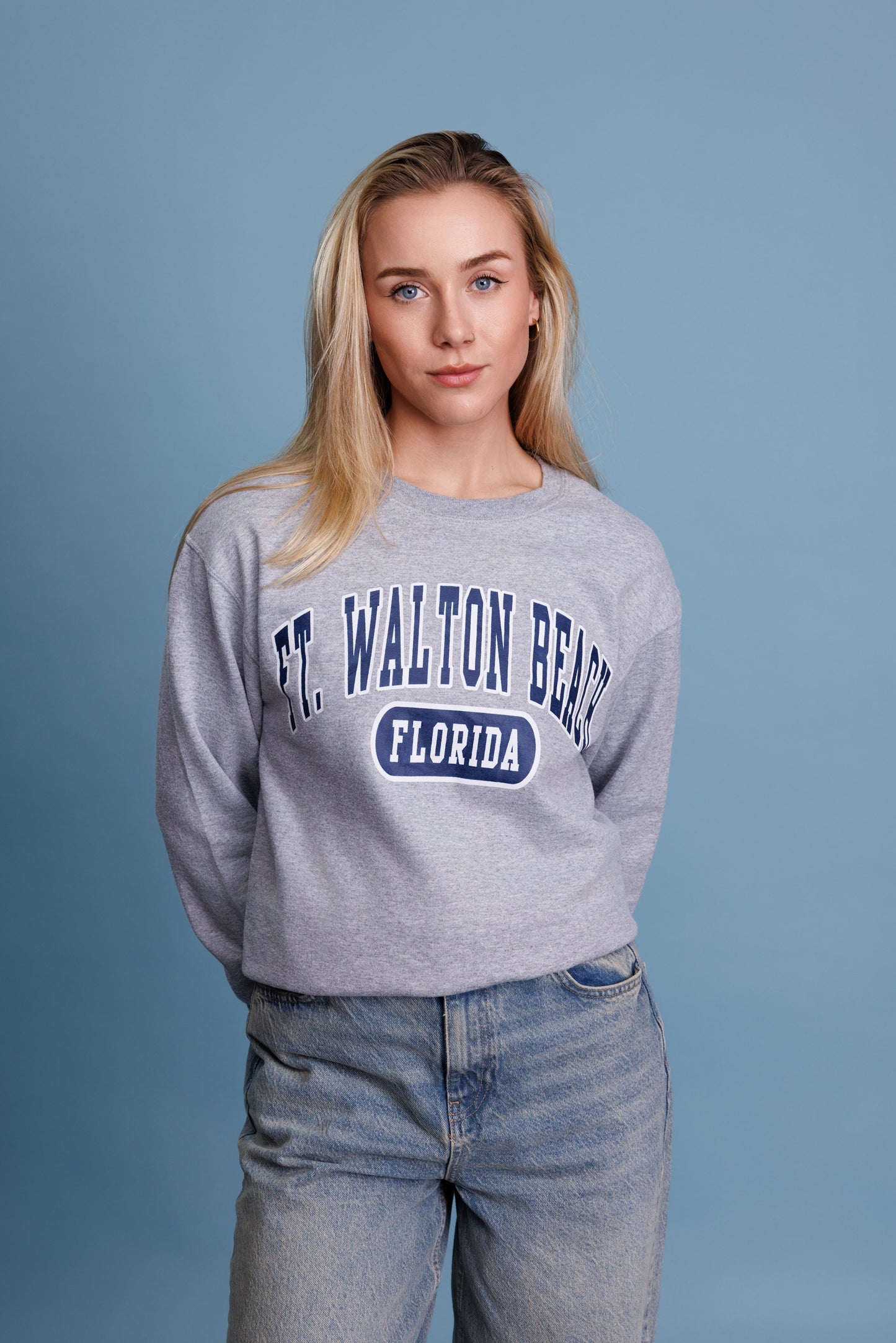 90’s Florida Grey Crewneck S/M
