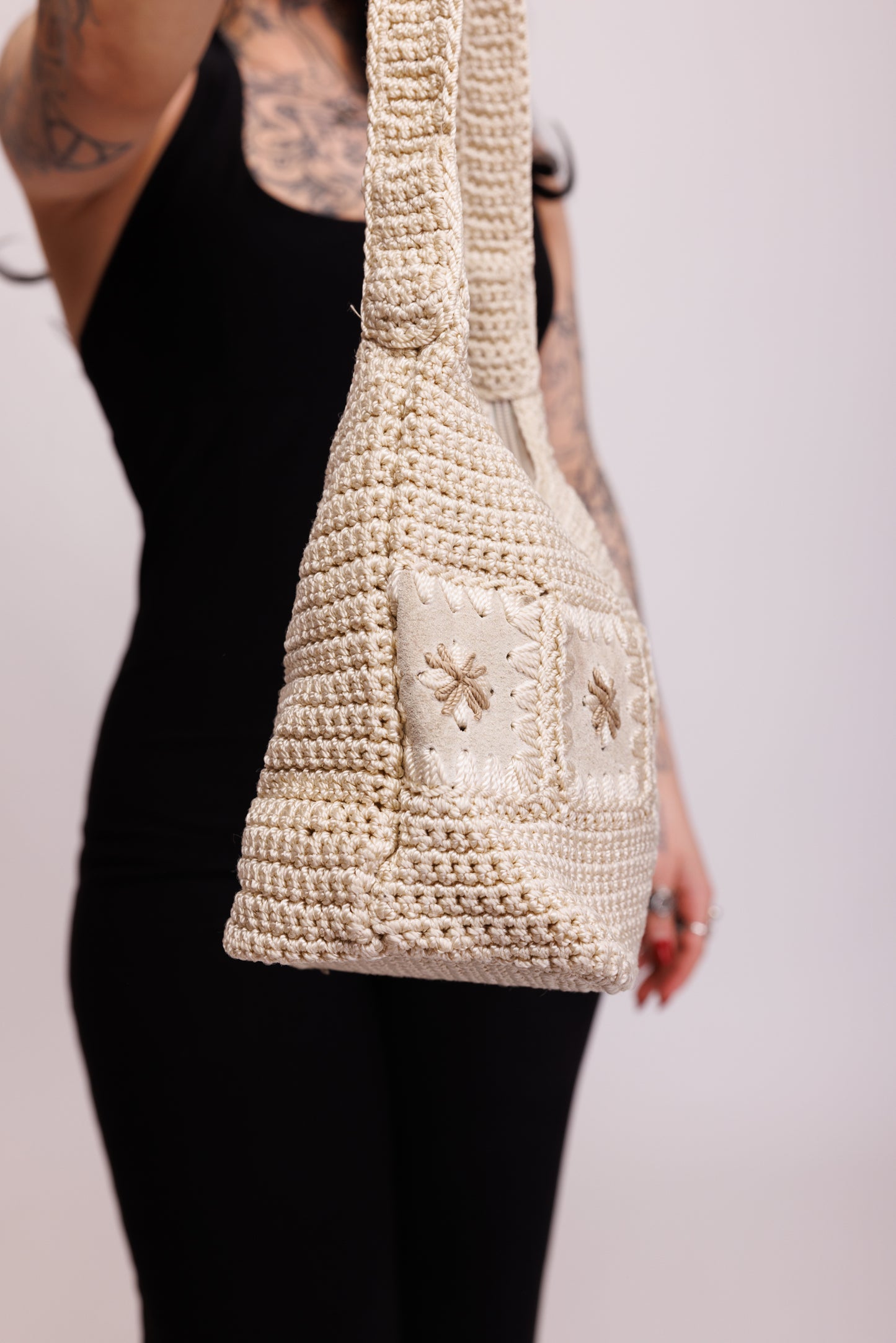 70's Crochet Side bag