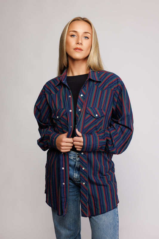 70's Western Shirt L