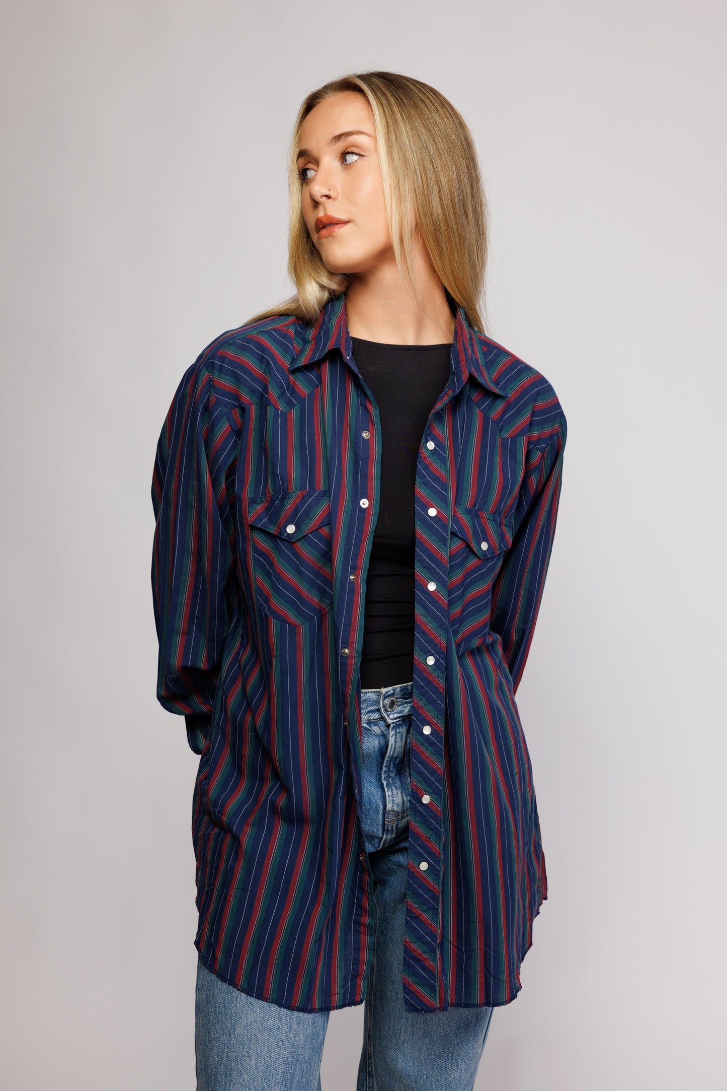 70's Western Shirt L