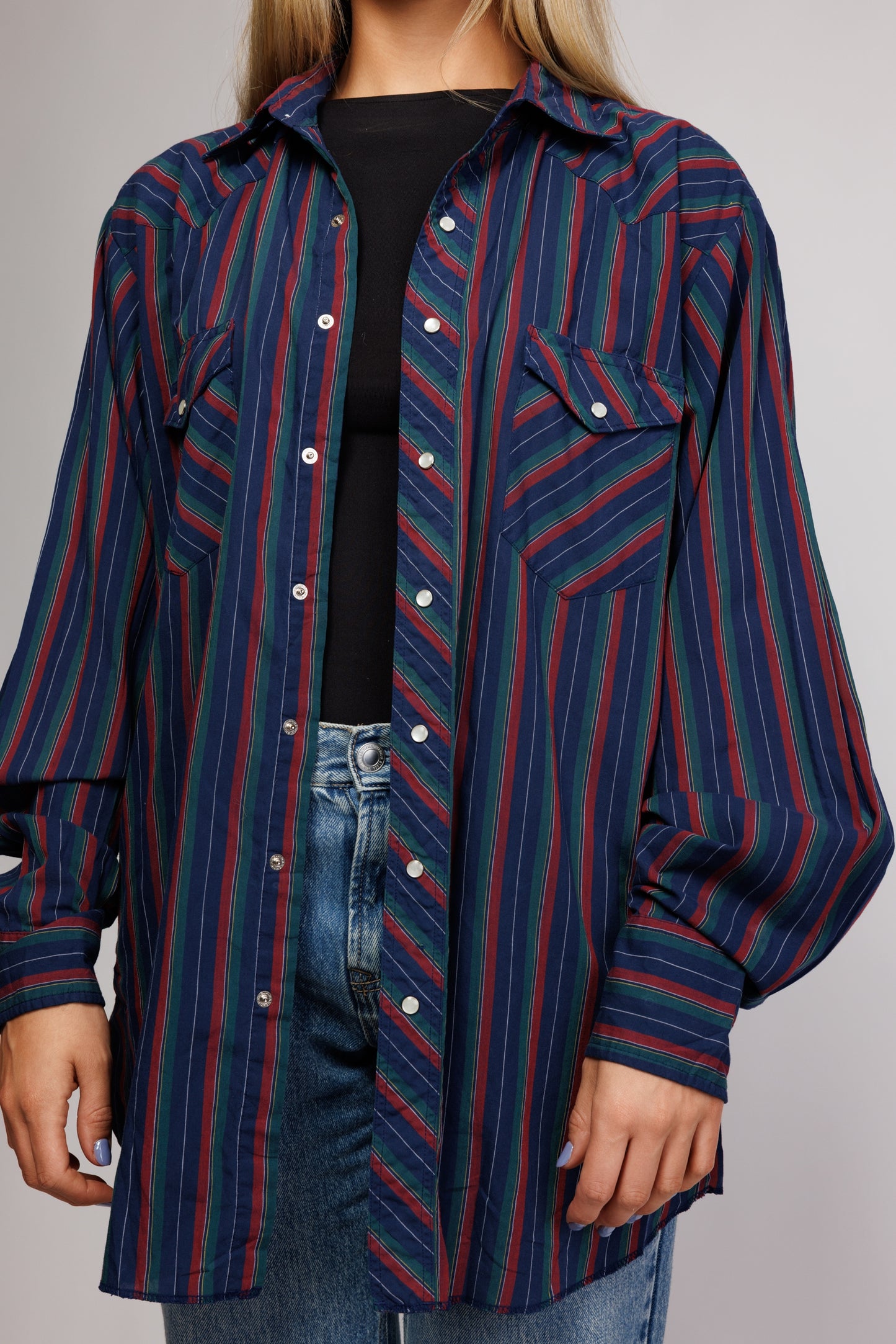 70's Western Shirt L