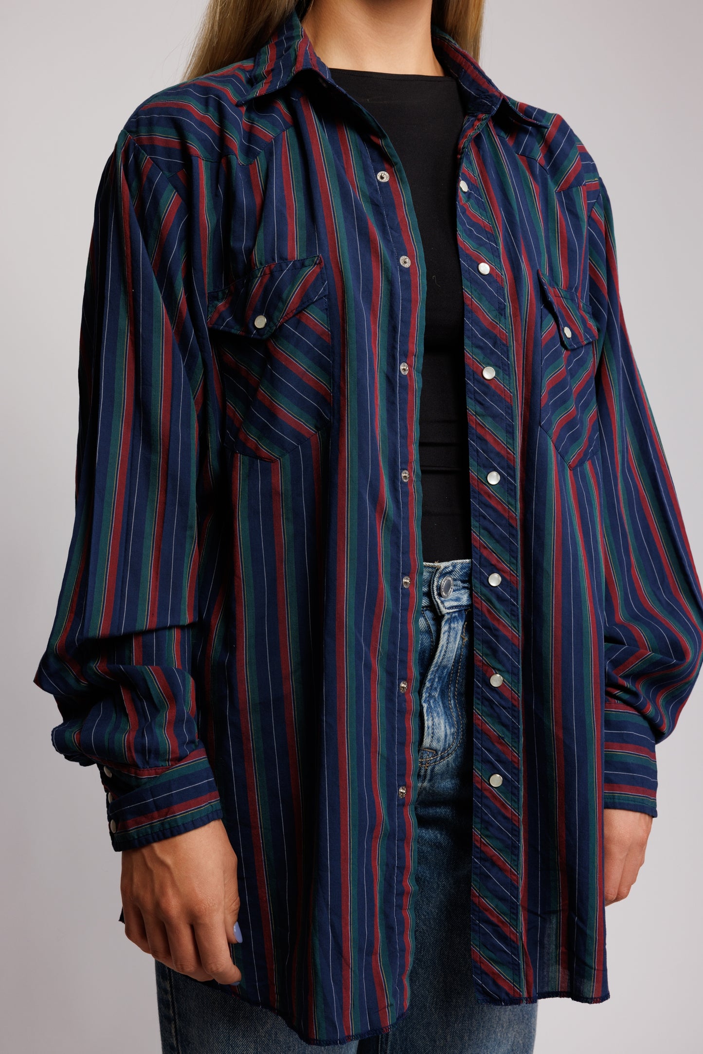 70's Western Shirt L