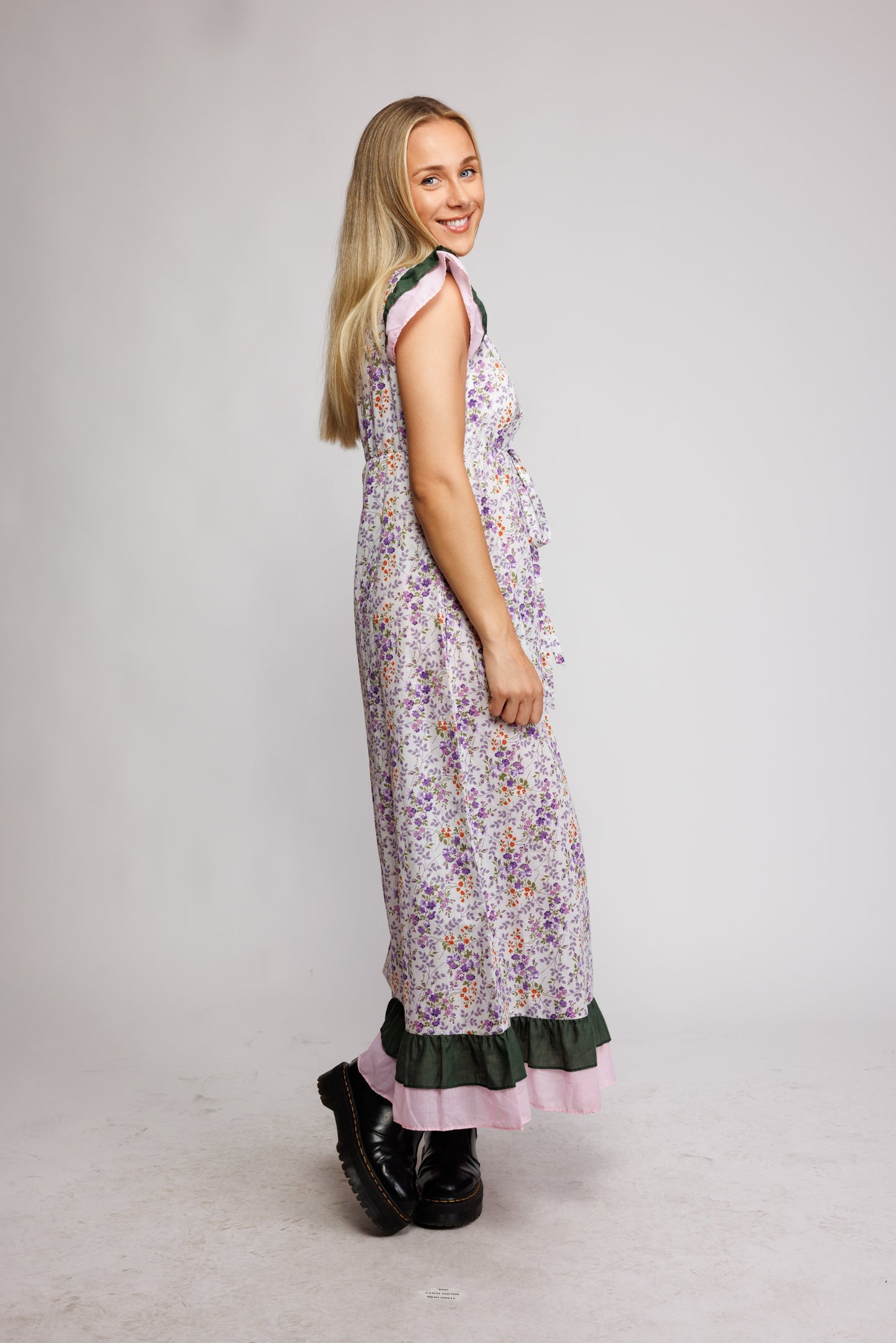 1970's Prarie Maxi Dress S/M