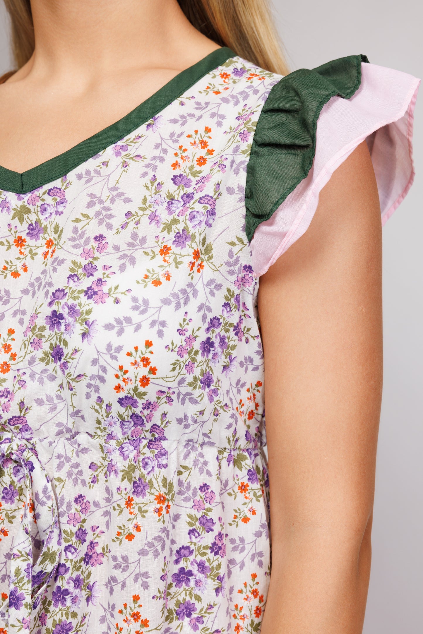 1970's Prarie Maxi Dress S/M