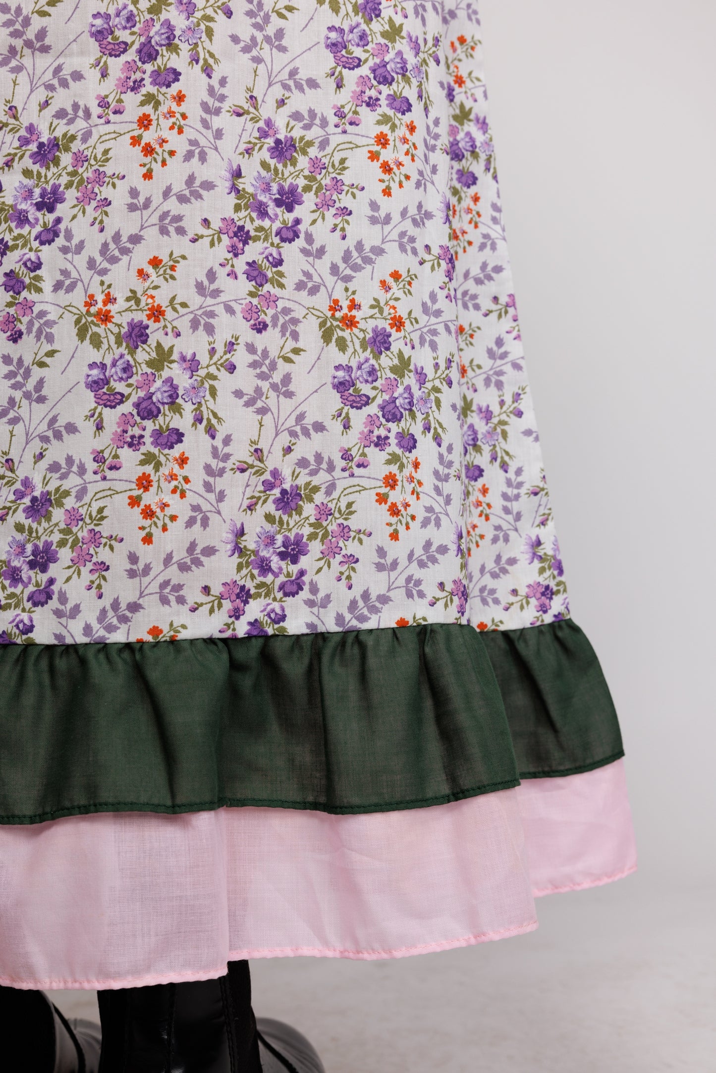 1970's Prarie Maxi Dress S/M