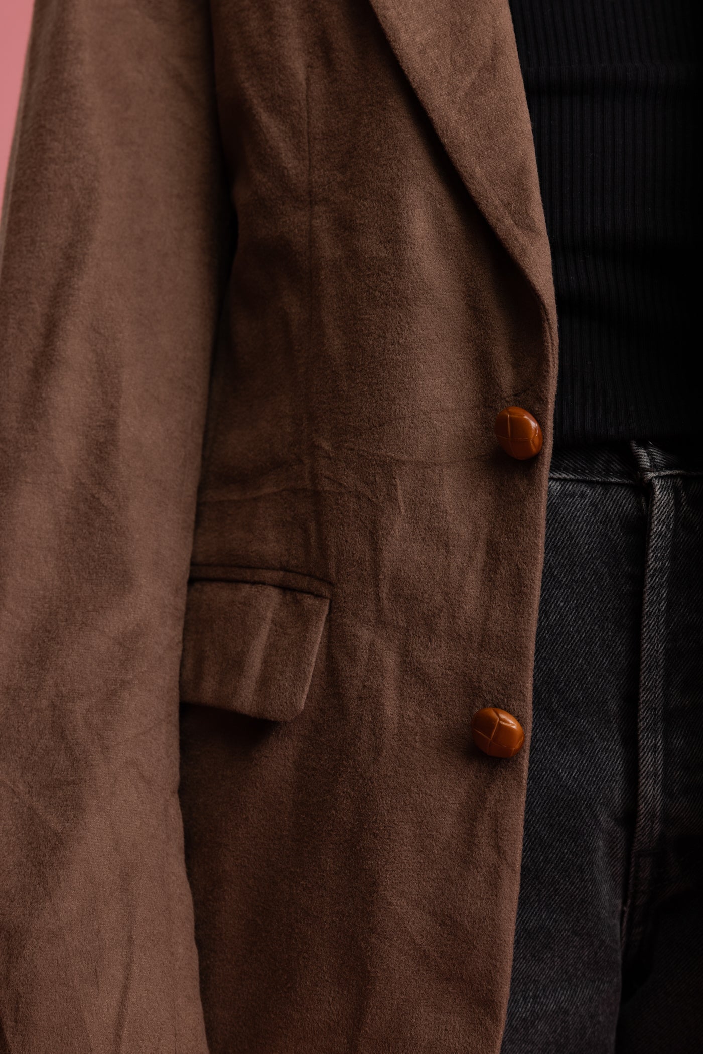 80's Brown Blazer S/M