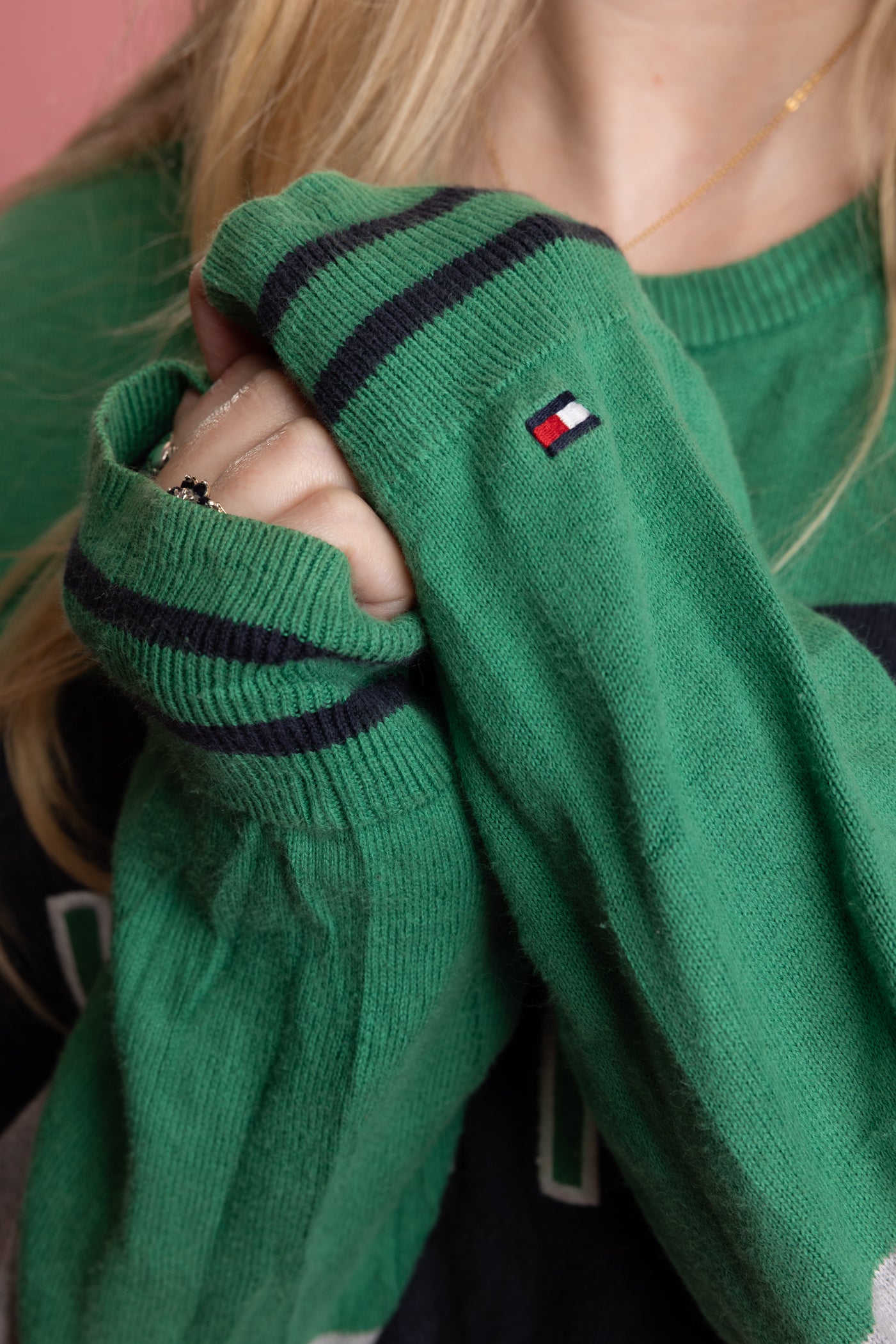 90's Tommy Hilfiger Light Knit Jumper M