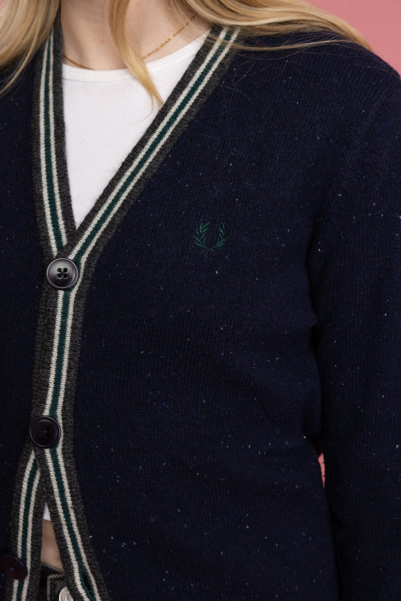 90's Fred Perry Cardigan M