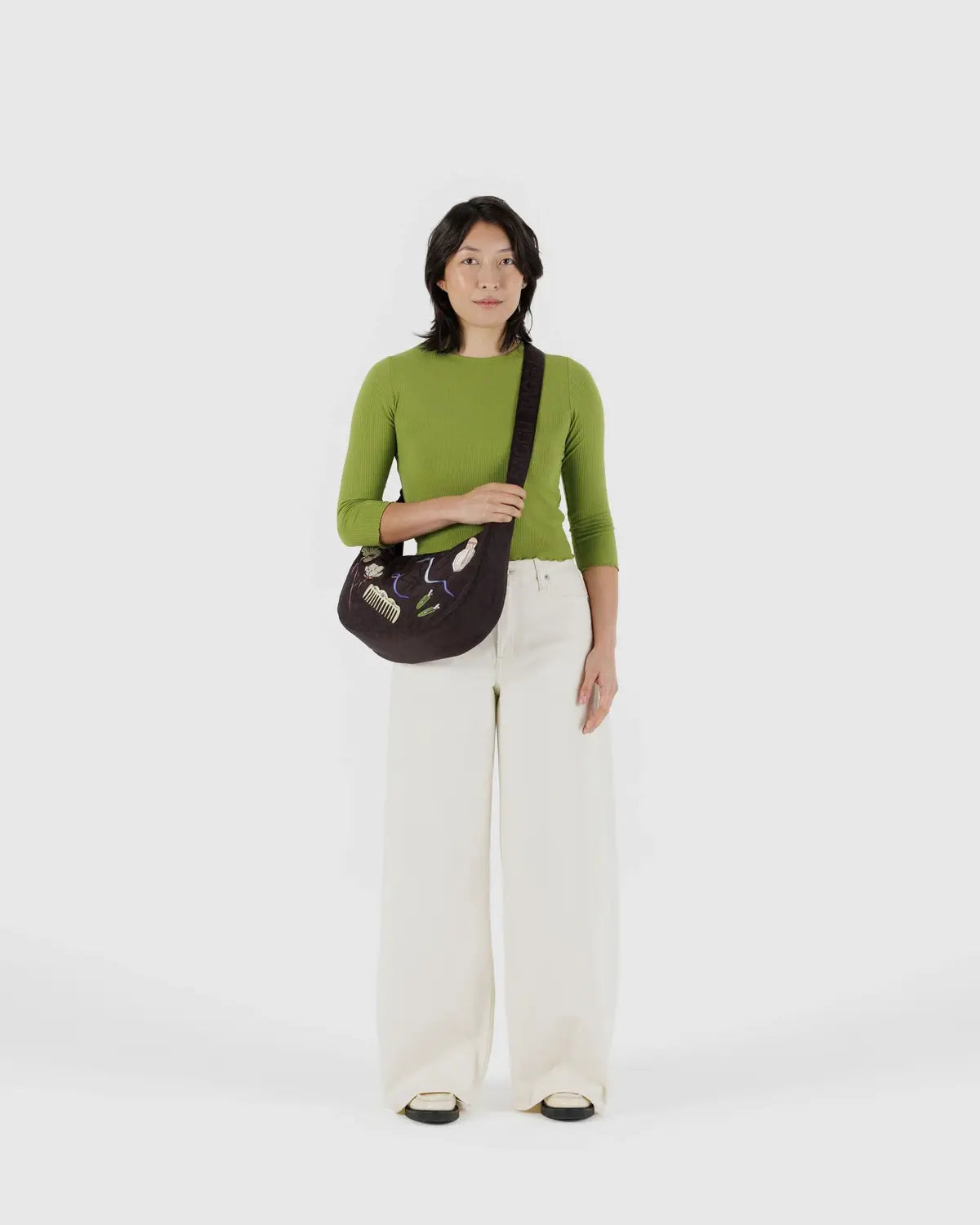 Baggu Medium Cresent Bag in Get Ready With Me