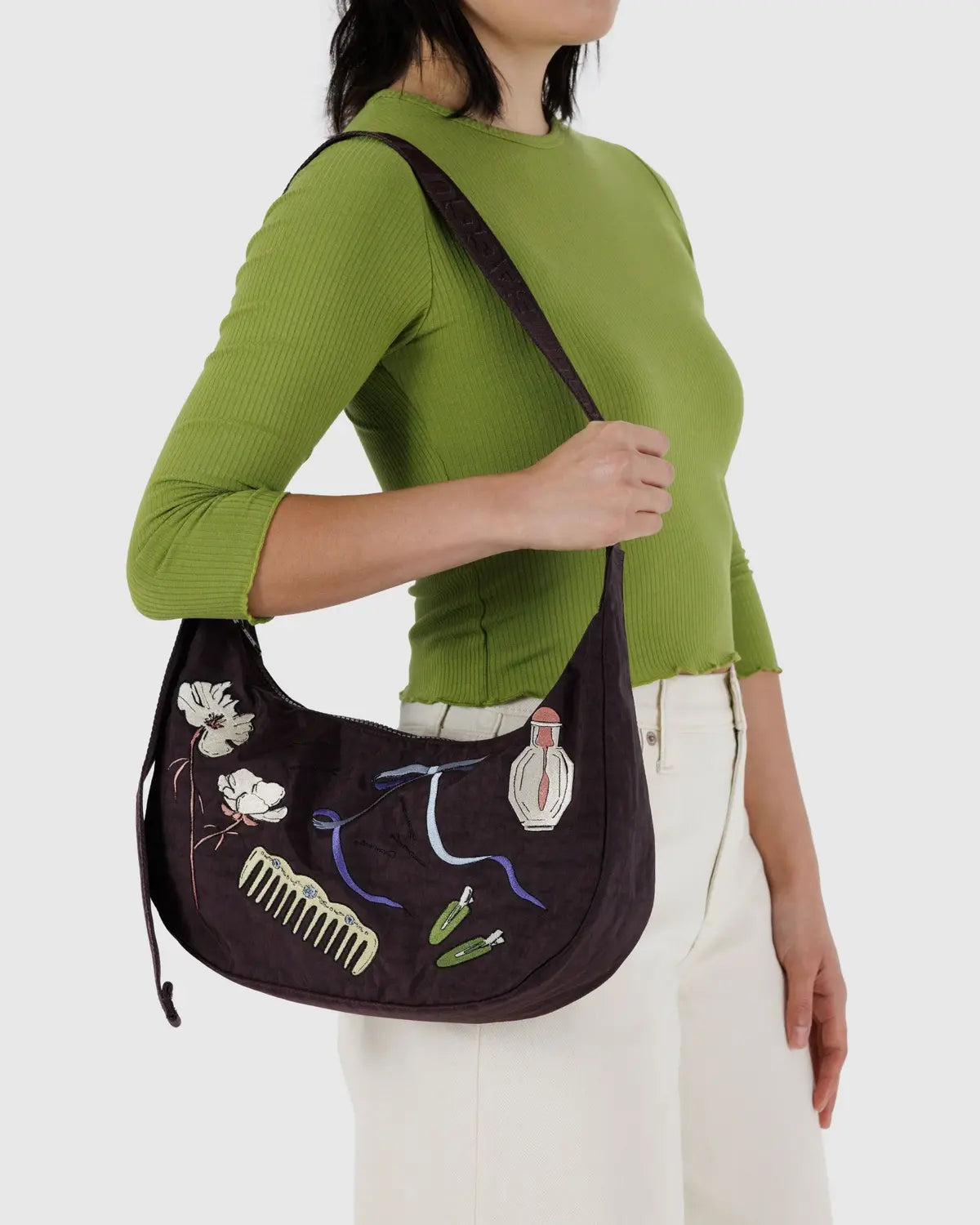 Baggu Medium Cresent Bag in Get Ready With Me