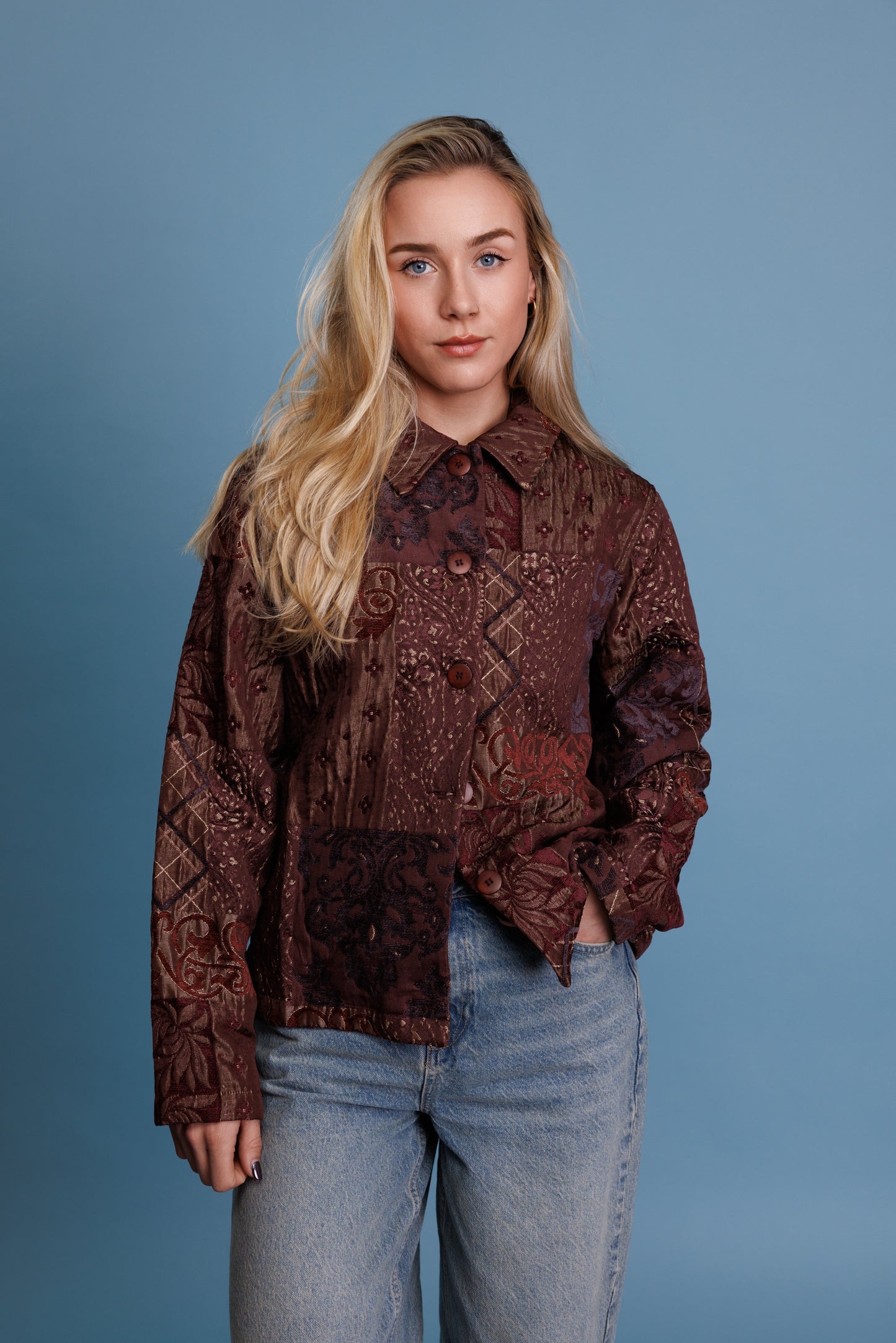 1980's Patchwork Jacket M/L