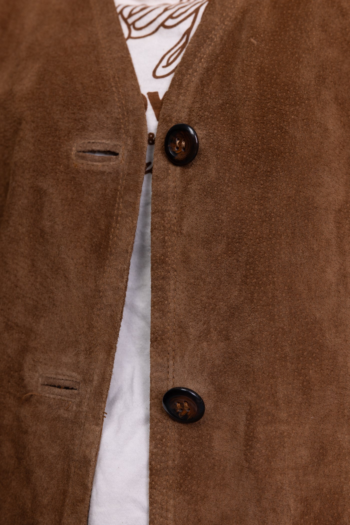 80's Suede Waistcoat M/L