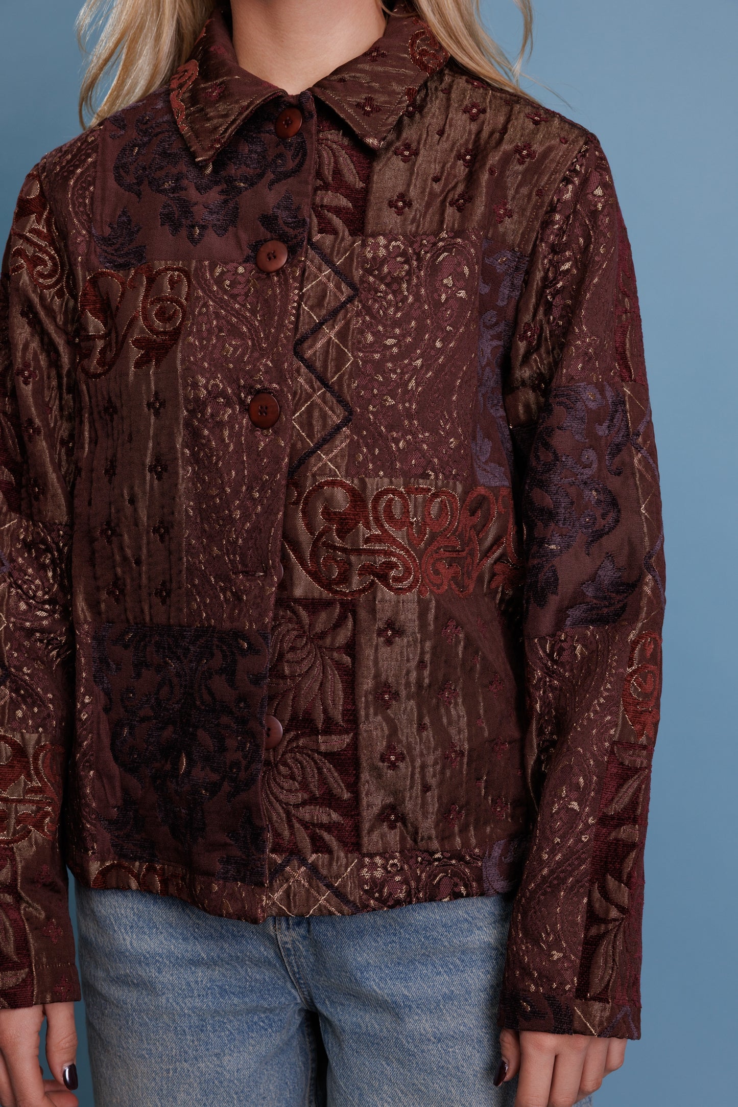 1980's Patchwork Jacket M/L