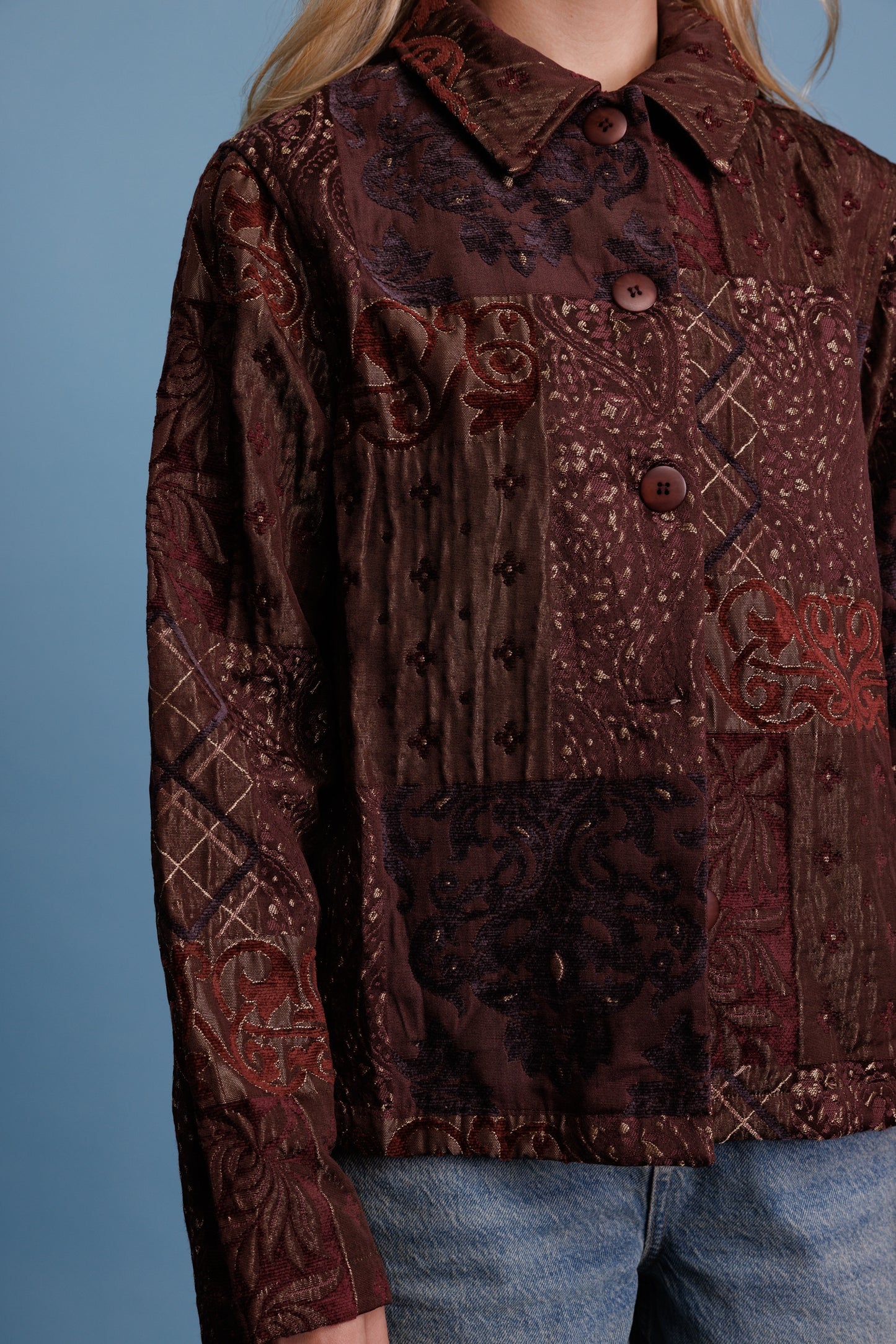 1980's Patchwork Jacket M/L