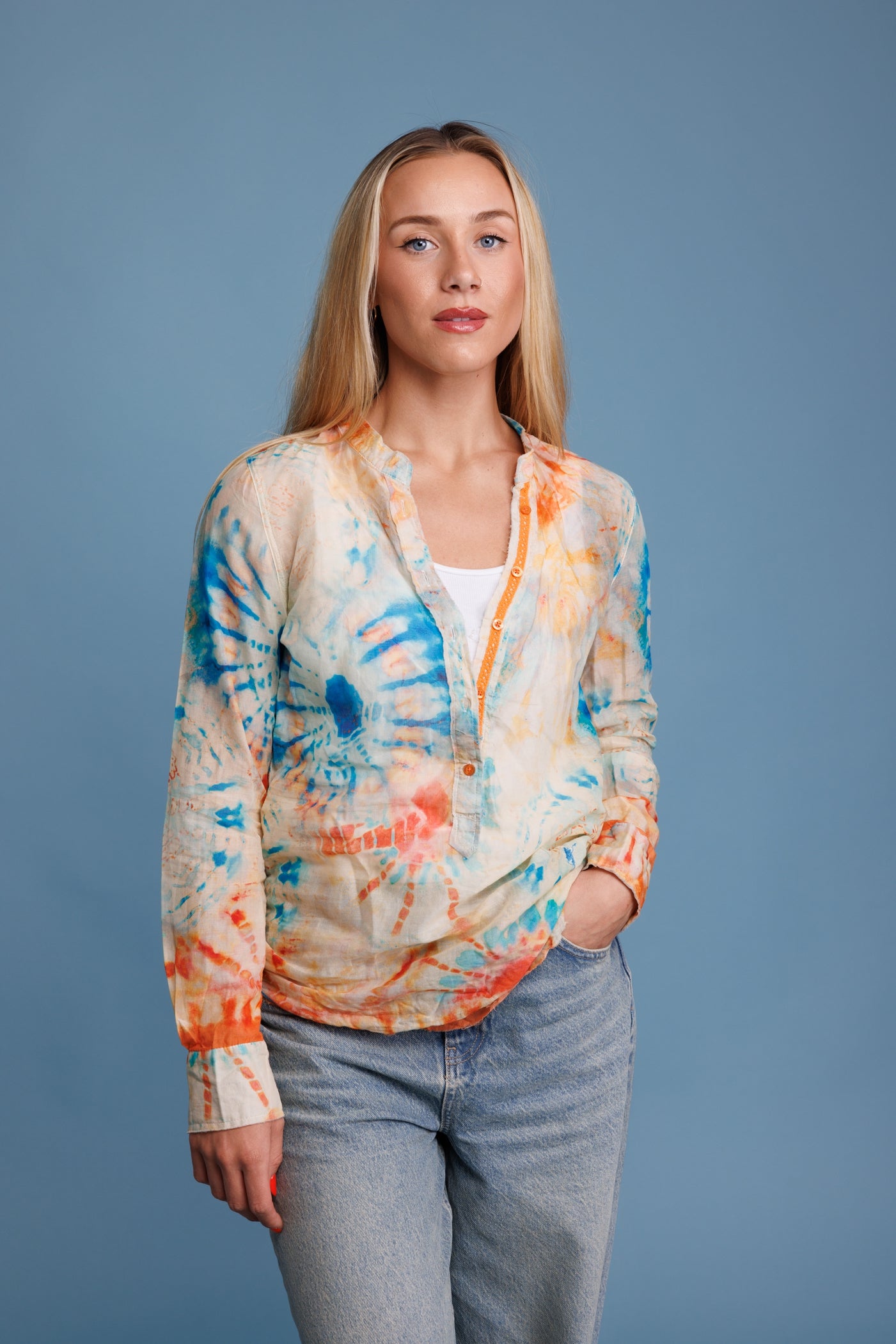 90’s Cotton Tie-Dye Top S