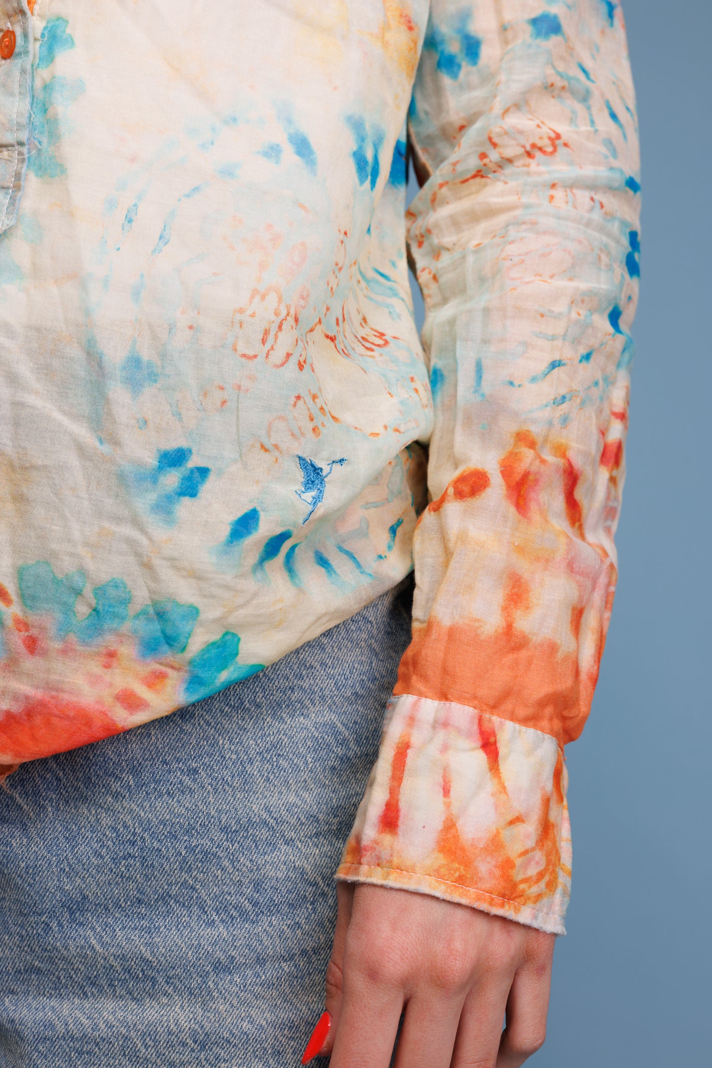 90’s Cotton Tie-Dye Top S