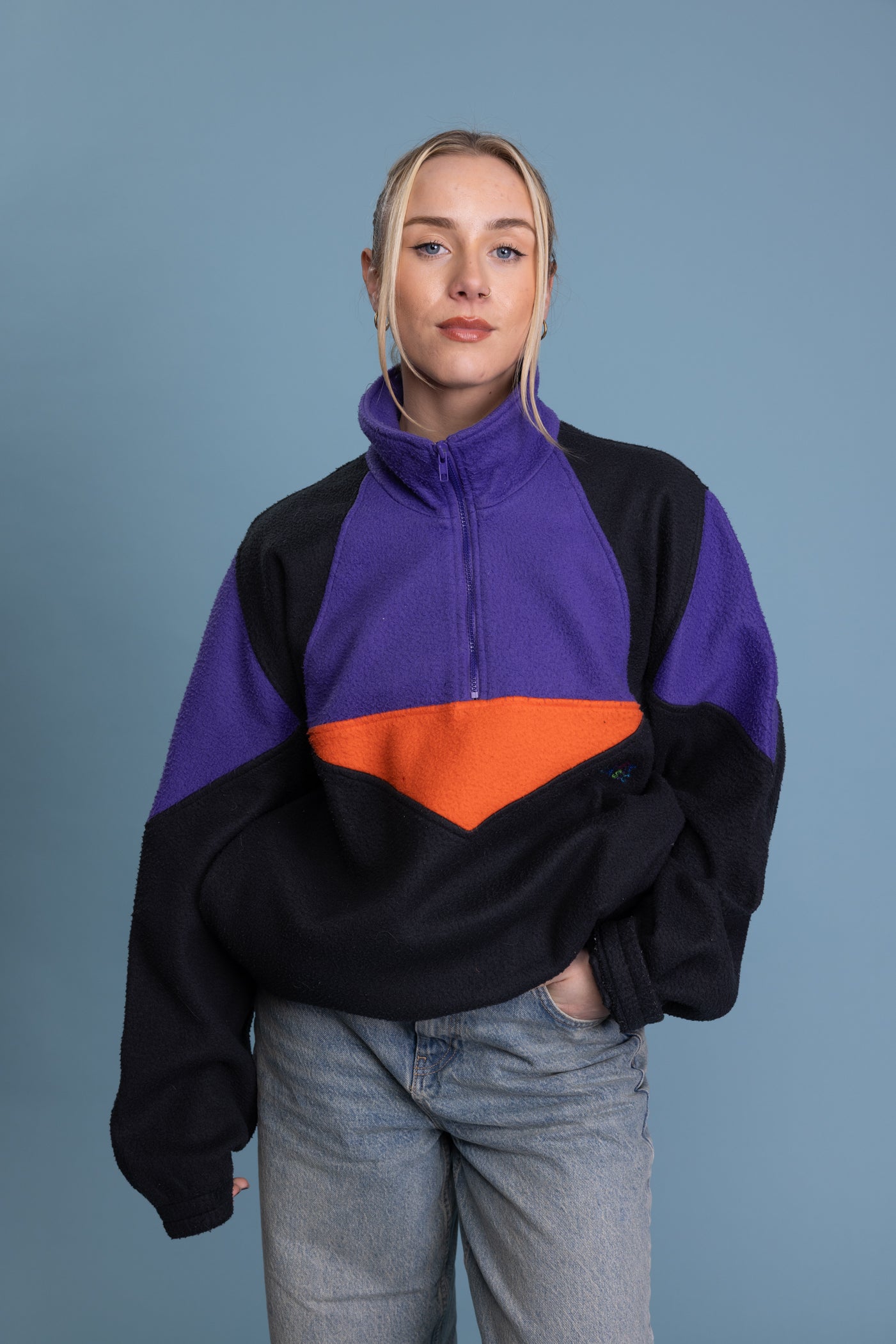 90's Block Colour Fleece L/XL