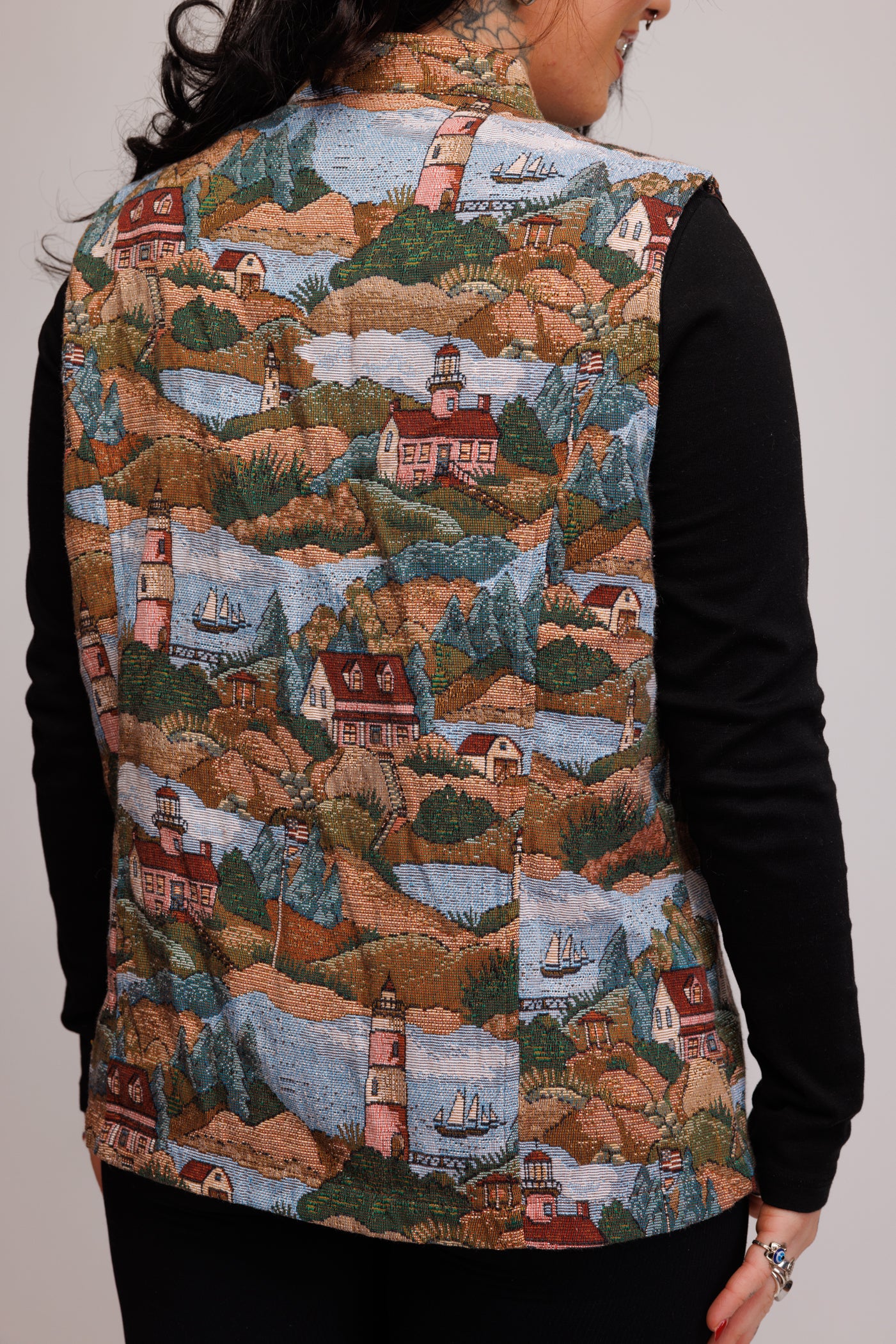 80's Tapestrey Vest M/L