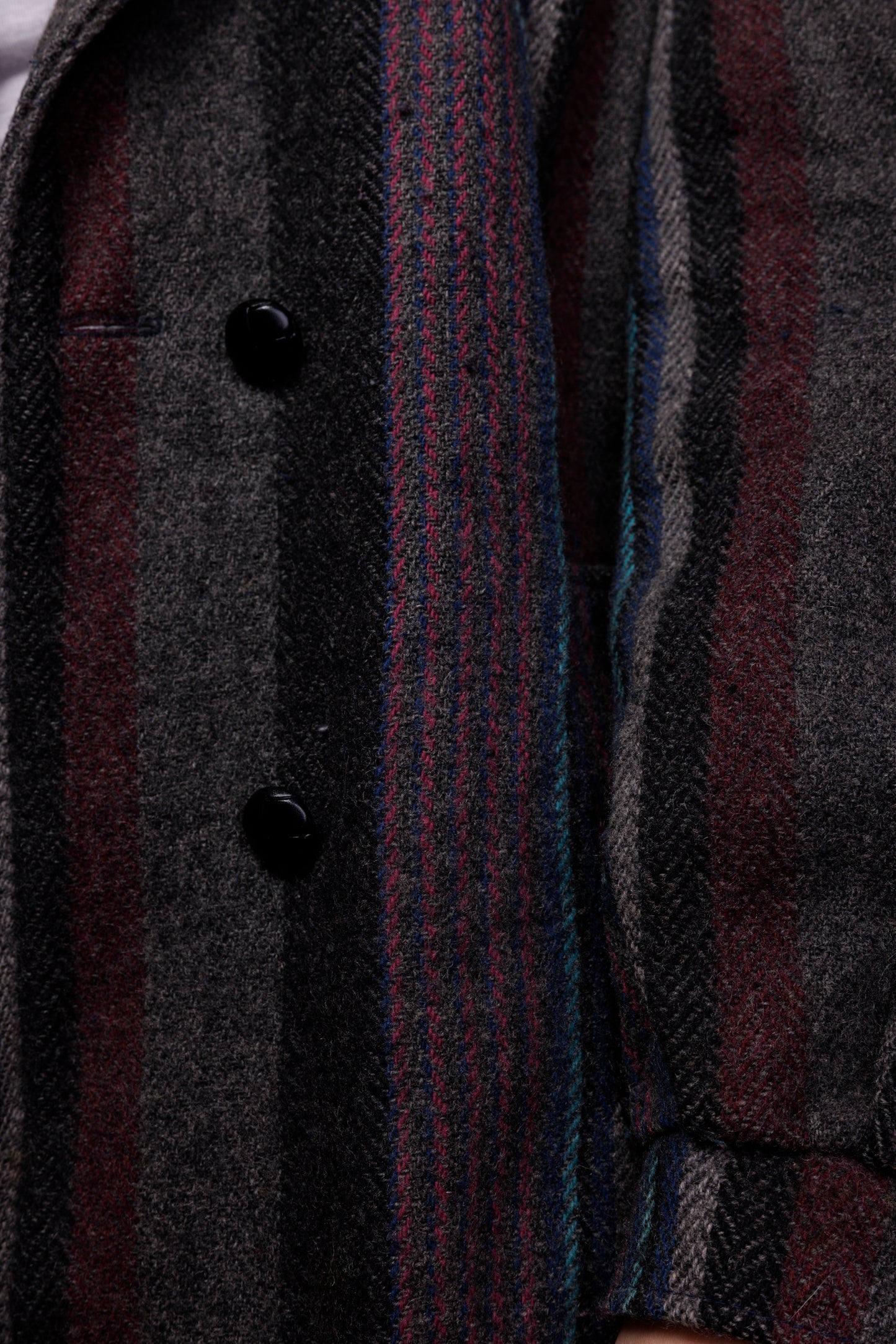 70's Wool Coat M