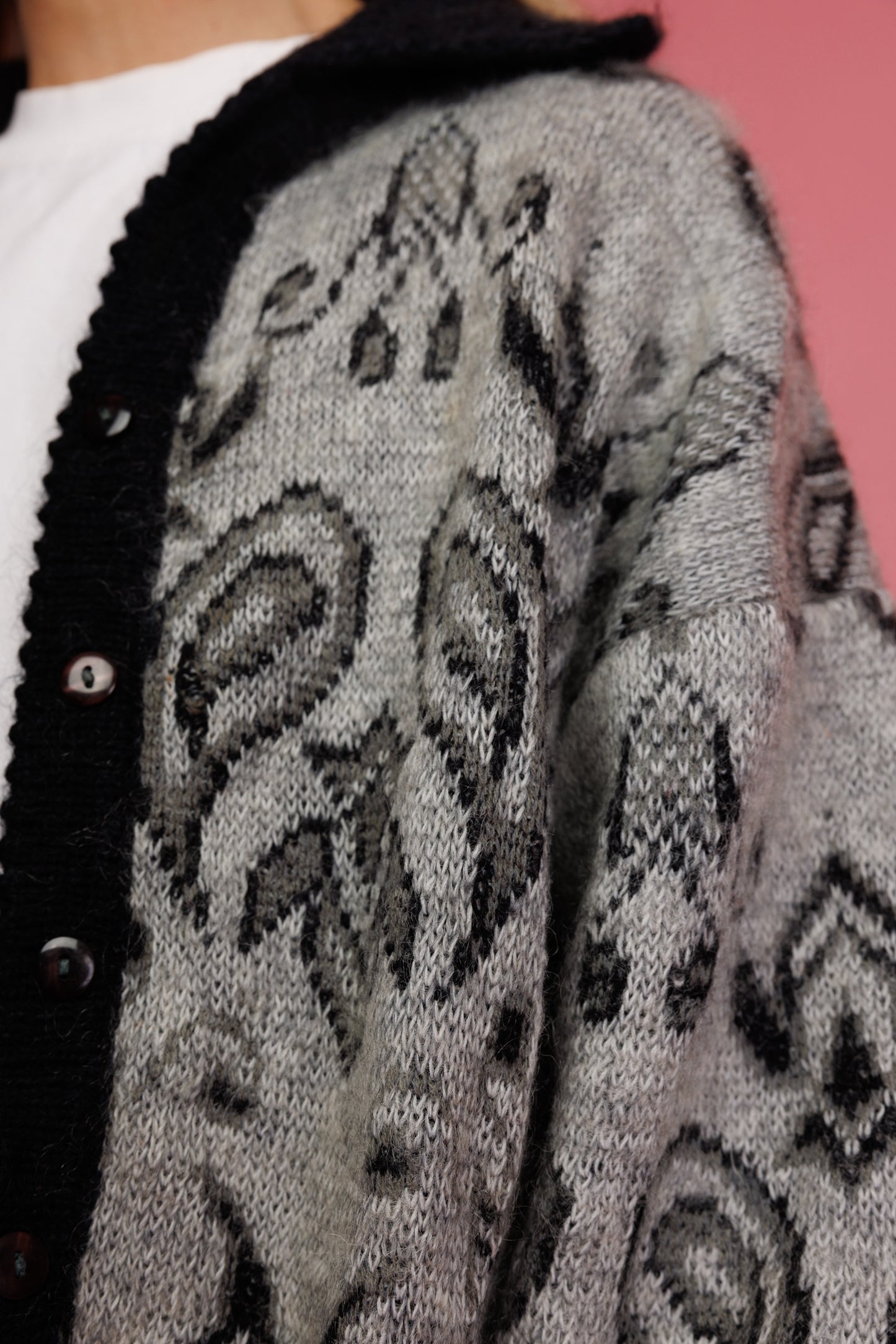 80's Paisley Cardi- Coat M/L
