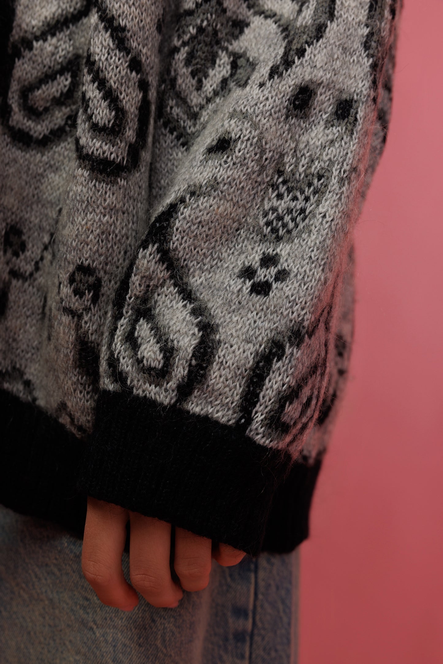 80's Paisley Cardi- Coat M/L