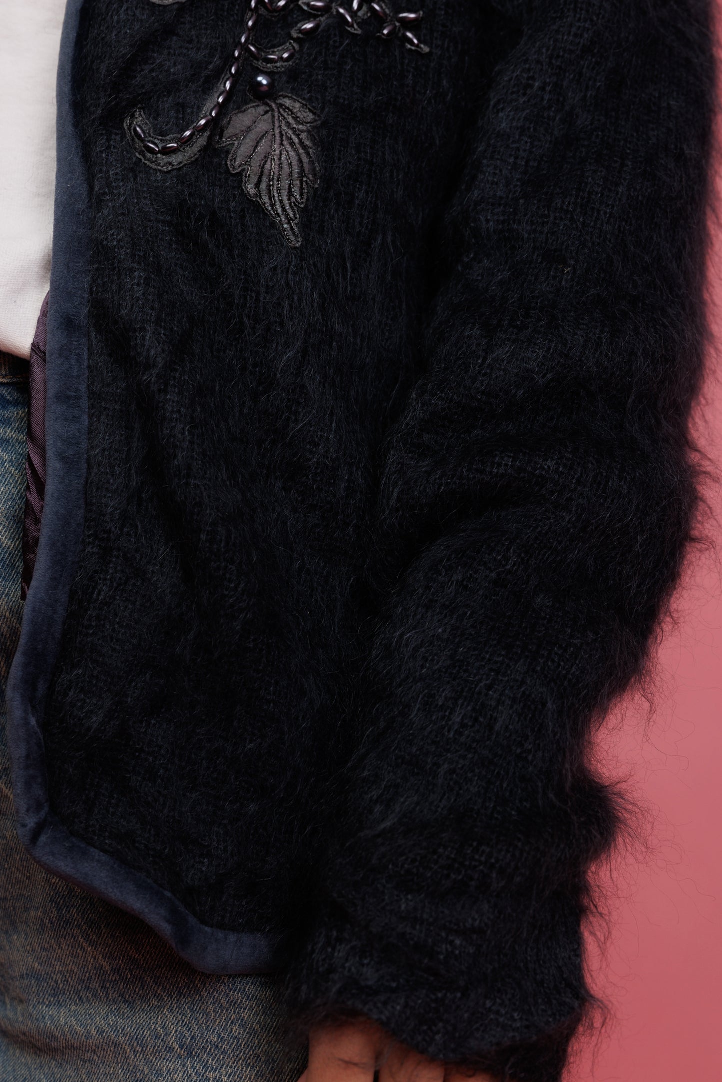 70's Mohair Cardigan S/M