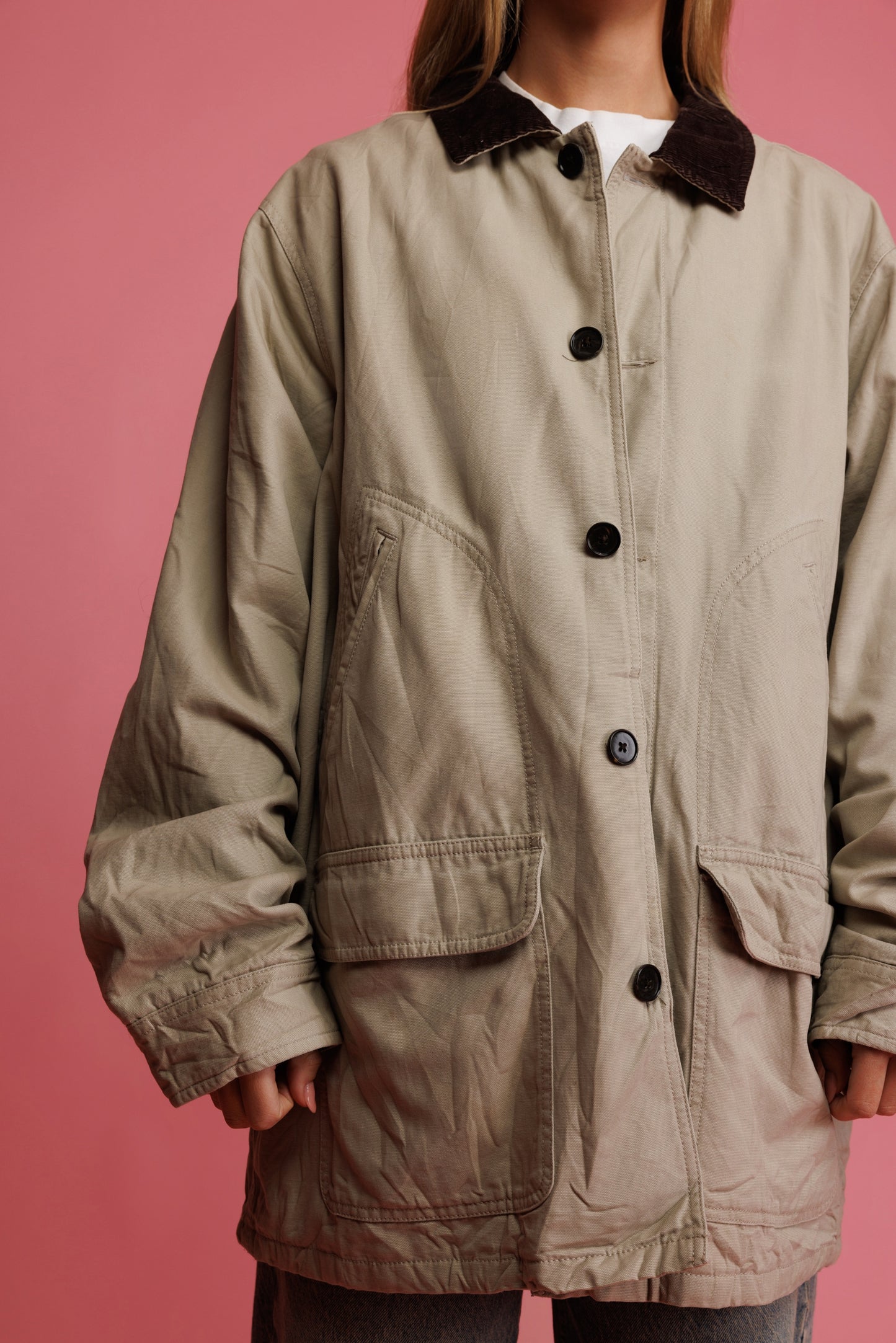 90's Lands End Barn Coat L/XL