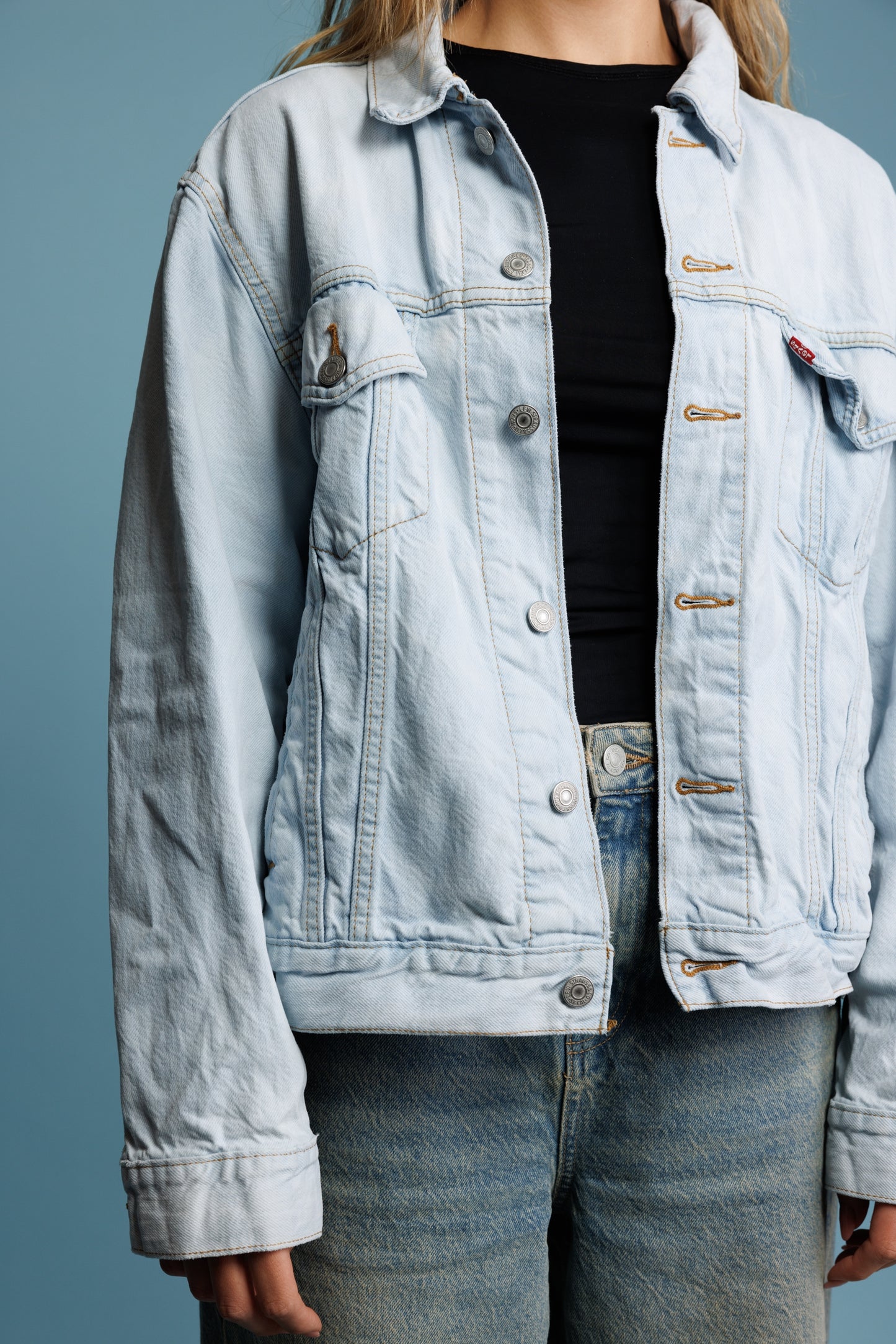 90's Levi's Light Denim Trucker Jacket M/L