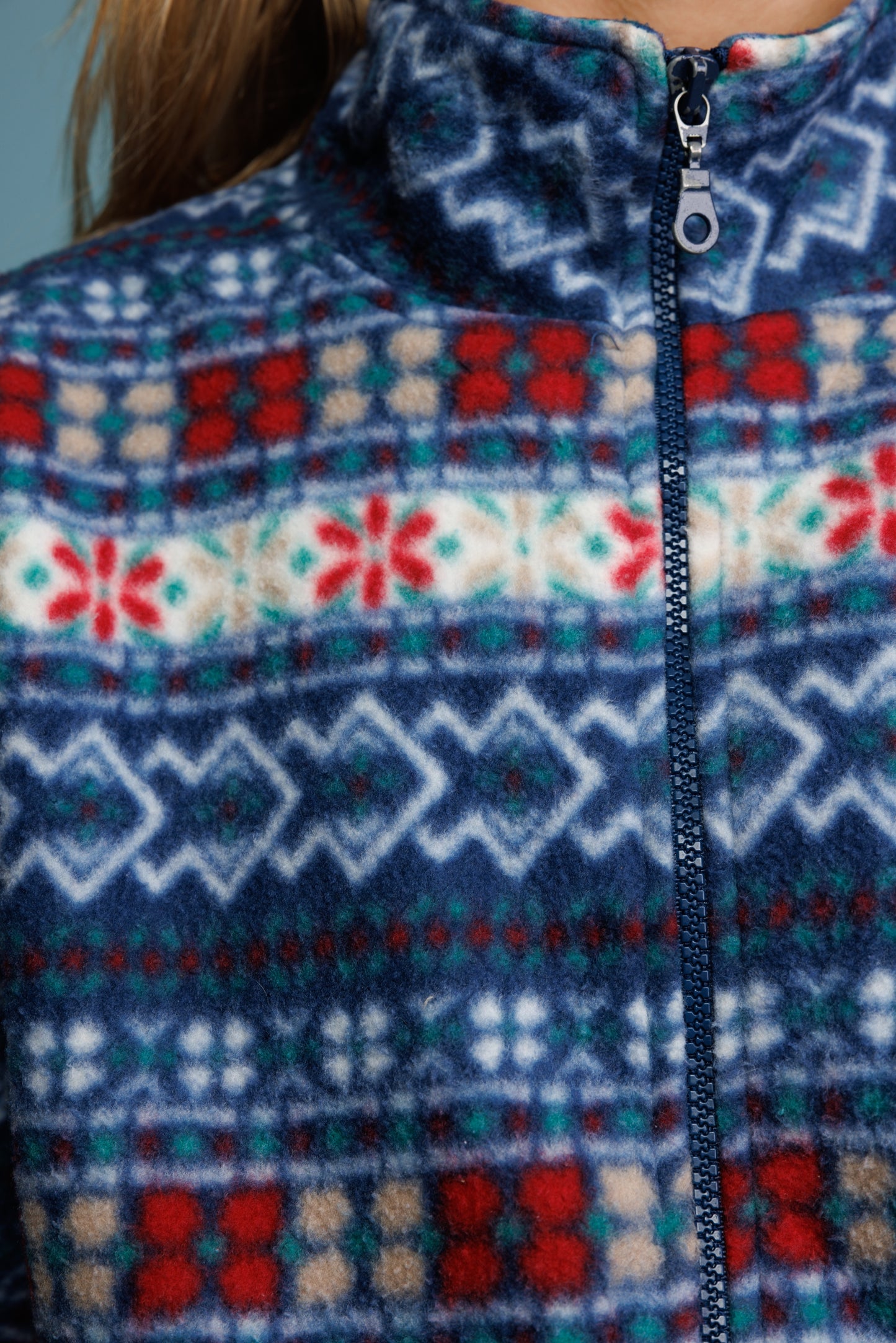 90's Supersoft Patterened Fleece M
