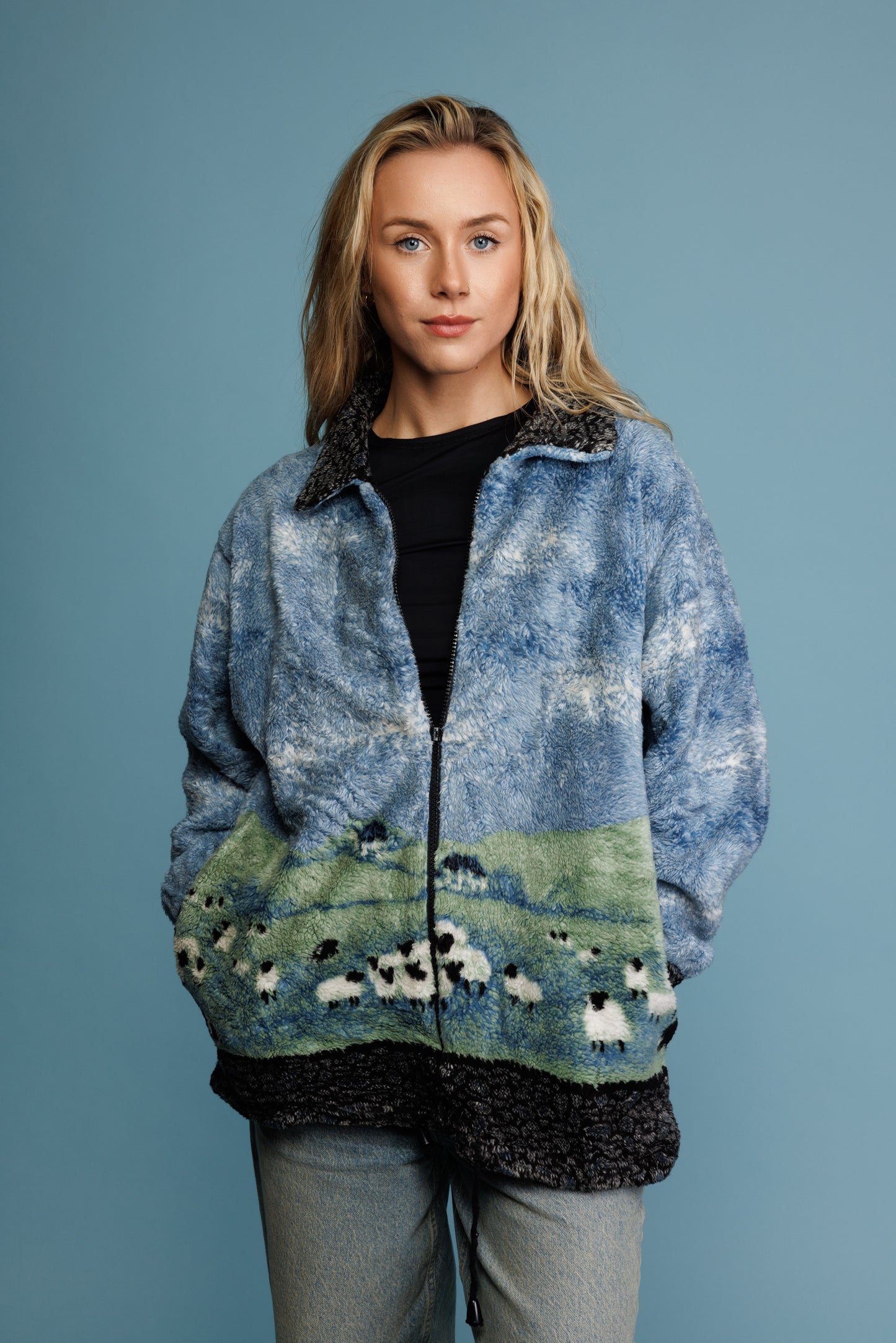 90's Sheep Fleece M