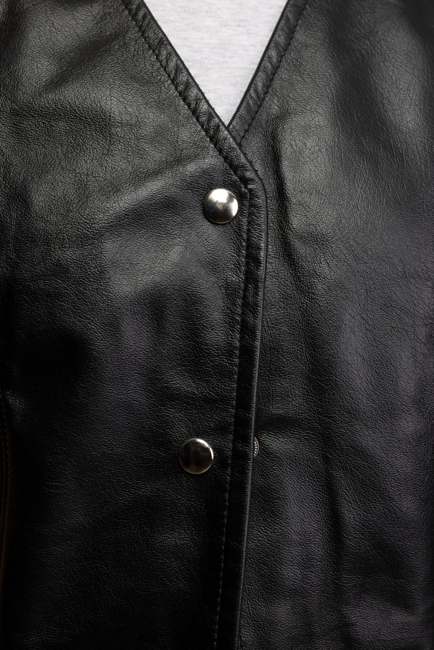90's Buttery Soft Leather Vest M