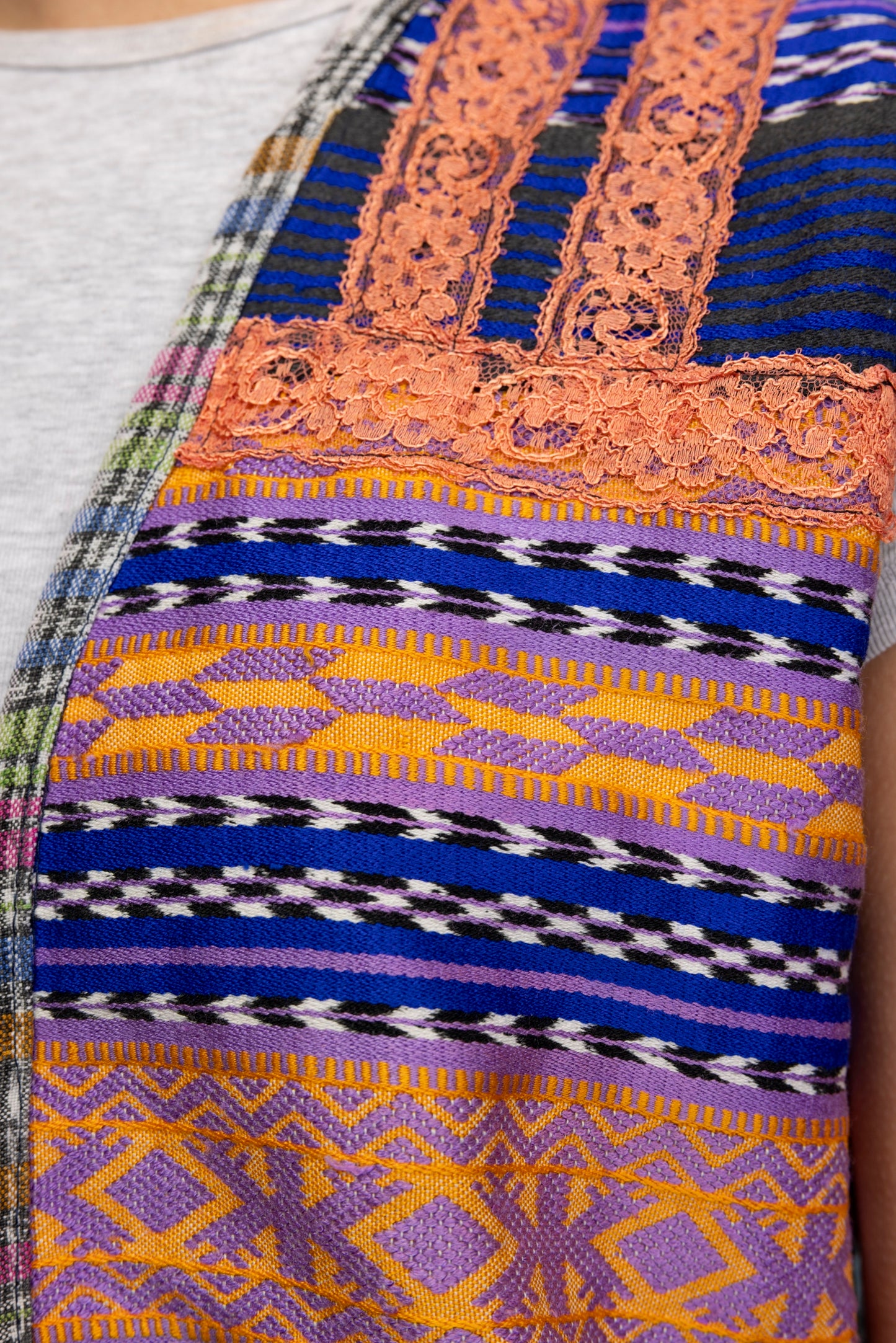 90's Patchworked Gilet M