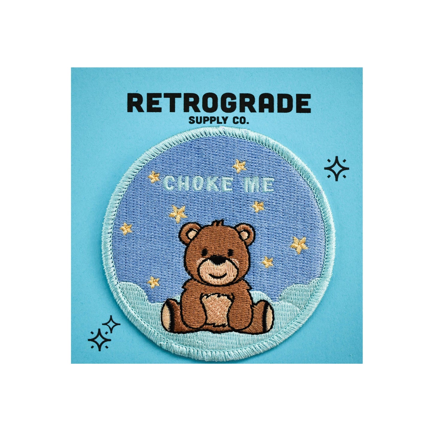Choke Me Embroidered Patch