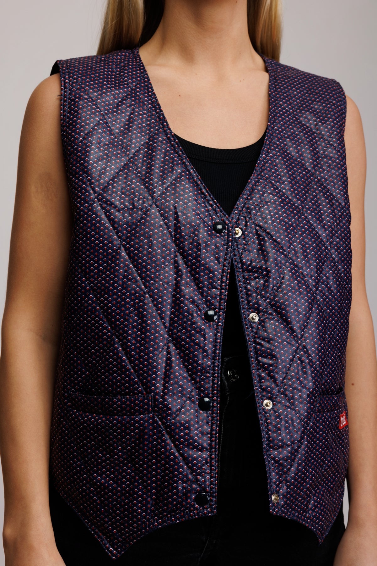 90's Quilted Vest S/M