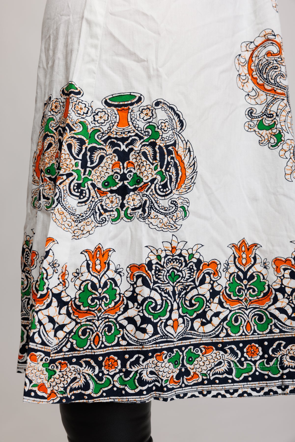 90's Haltar Paisley Dress S