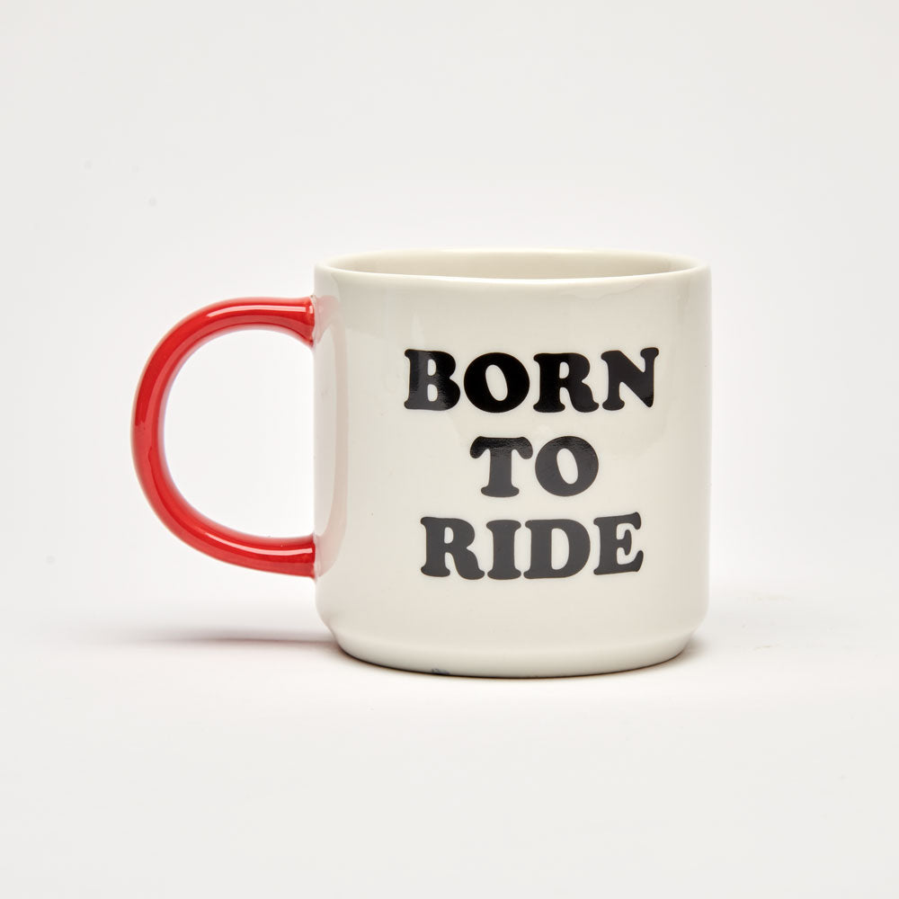 Magpie Snoopy Born To Ride Mug