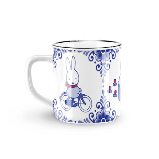 Ceramic Retro Mug Miffy Souvenir Blue