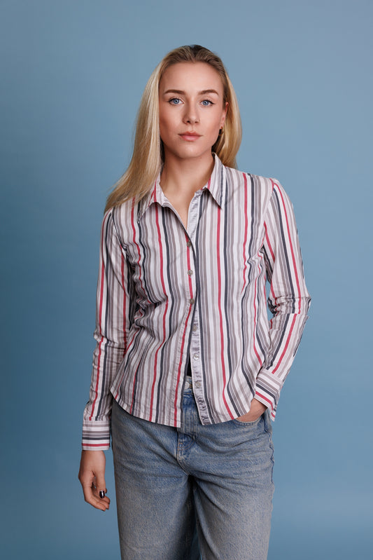 90’s striped Shirt S
