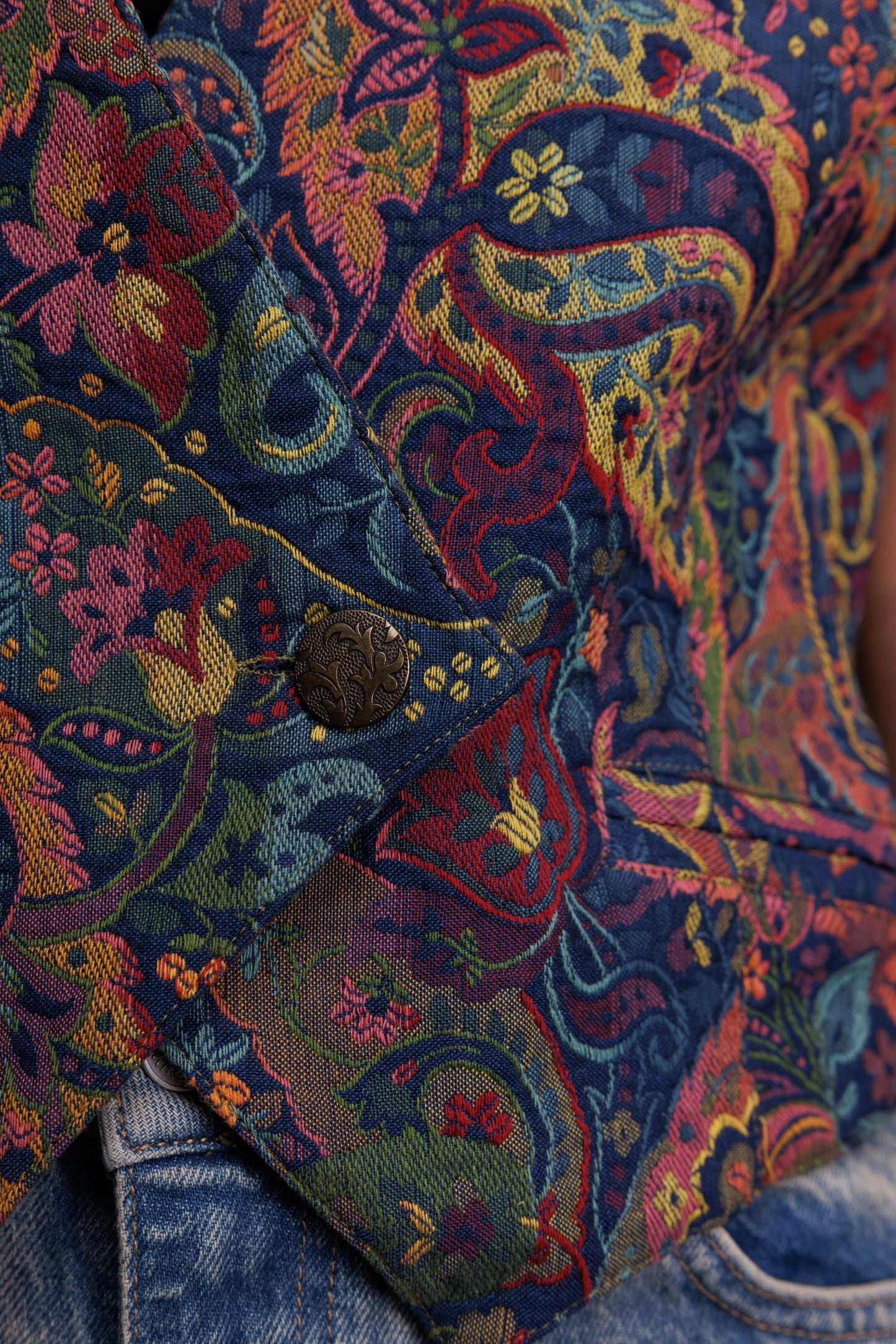 70’s Paisley Waistcoat M