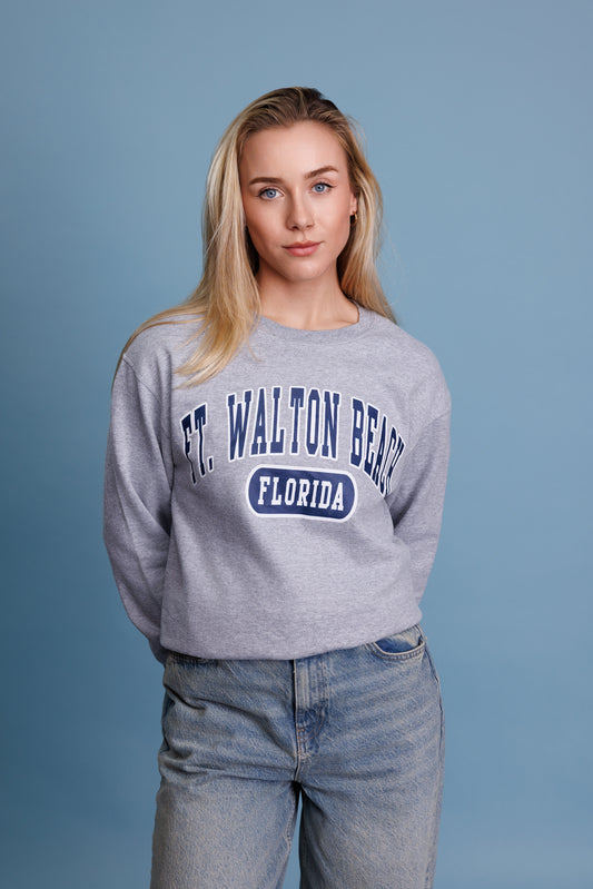 90’s Florida Grey Crewneck S/M