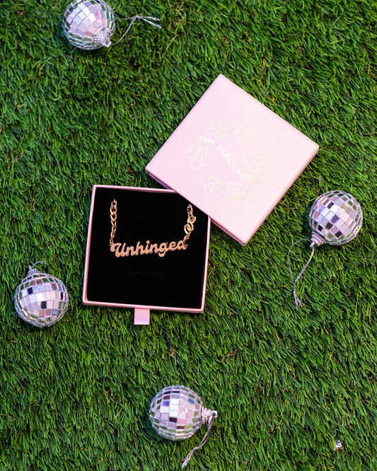 Unhinged Nameplate Necklace