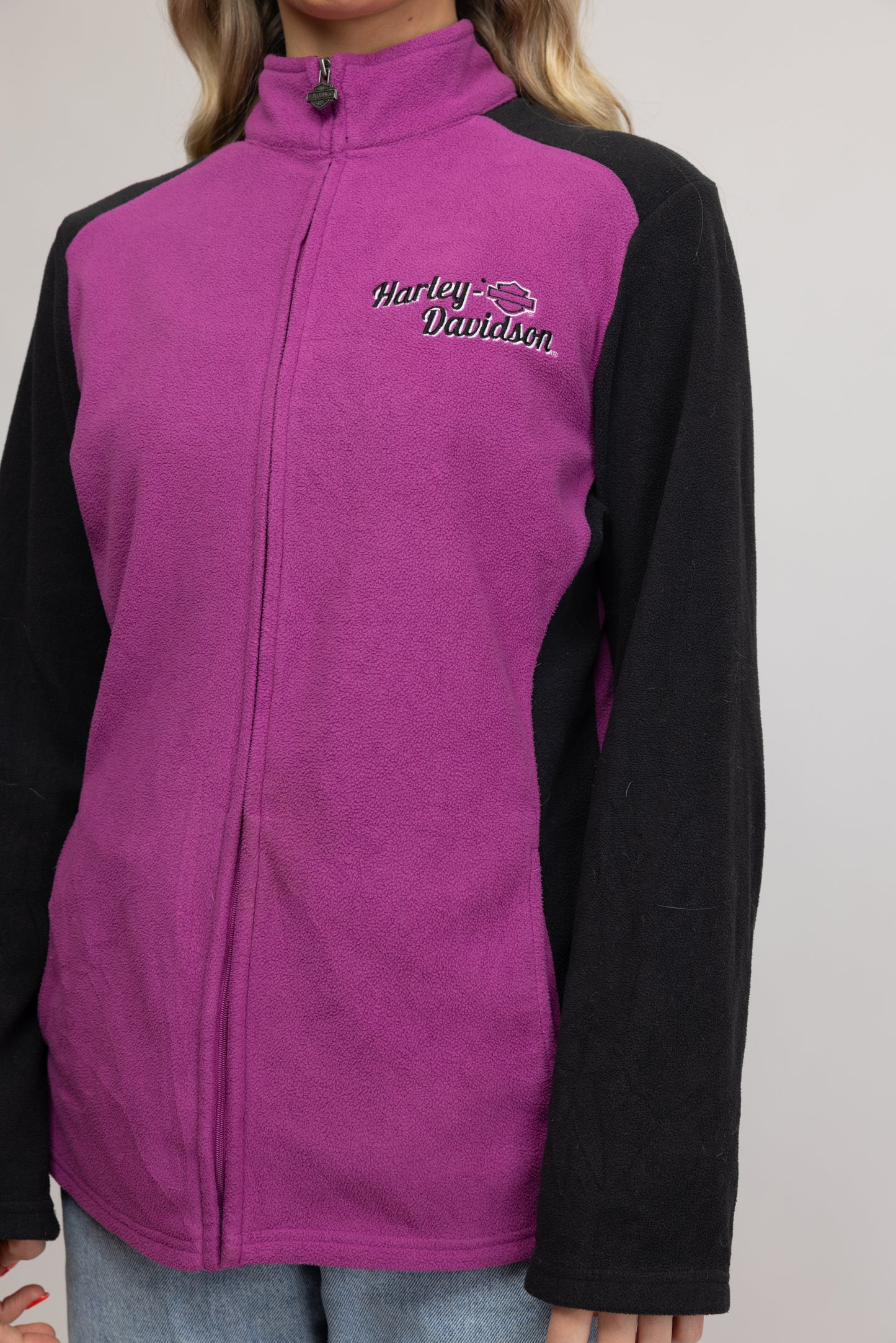 00's Magenta Harley Davidson Fleece M/L