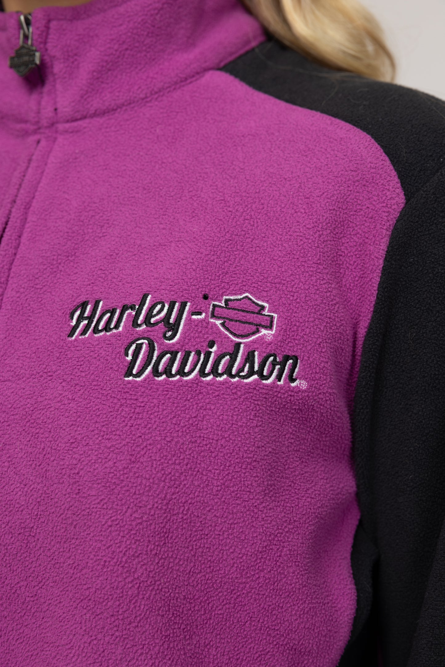 00's Magenta Harley Davidson Fleece M/L