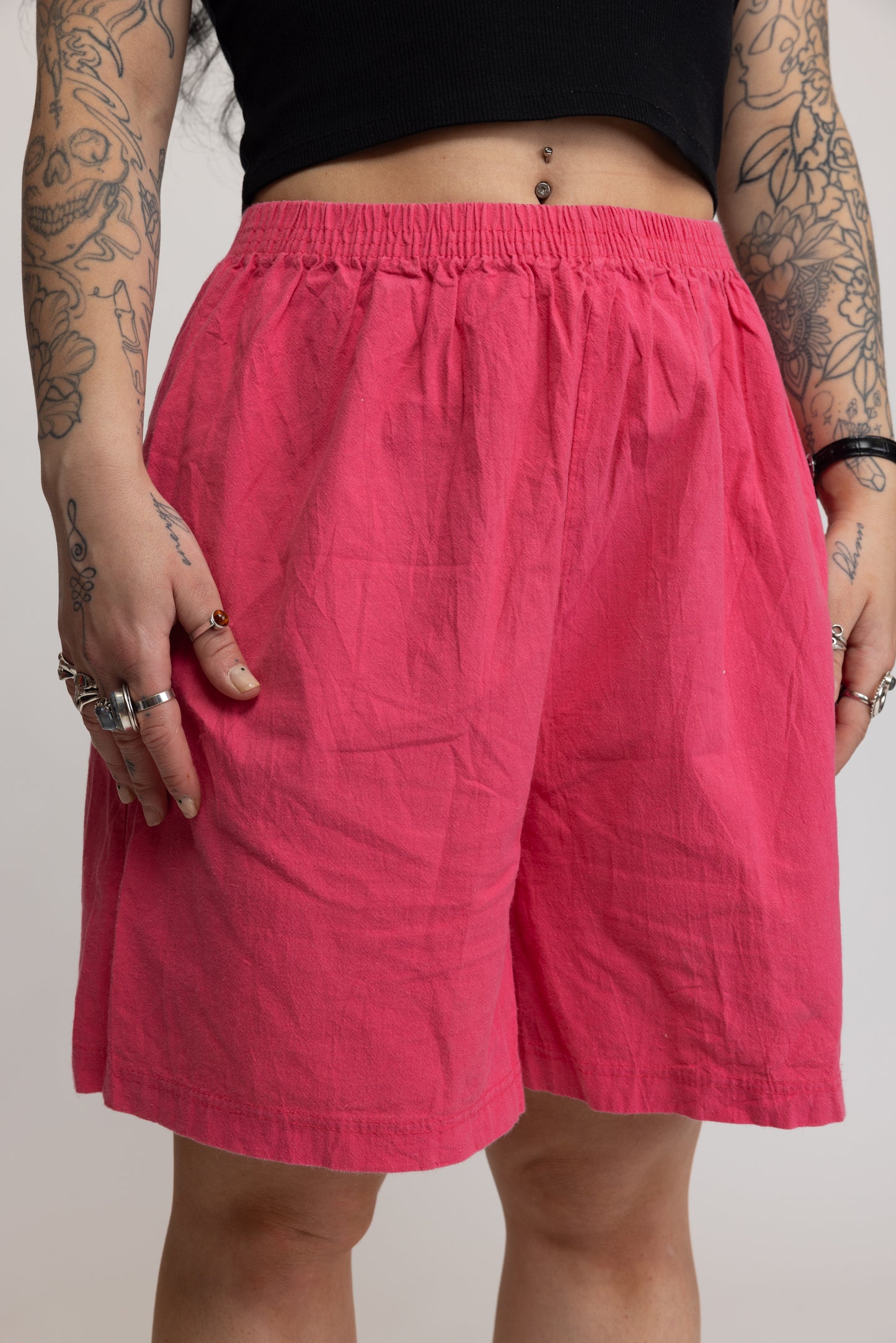 90's Pink Cosy Shorts S/M